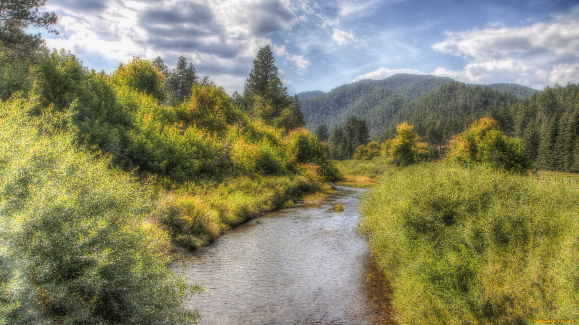 природа, реки, озера, простор