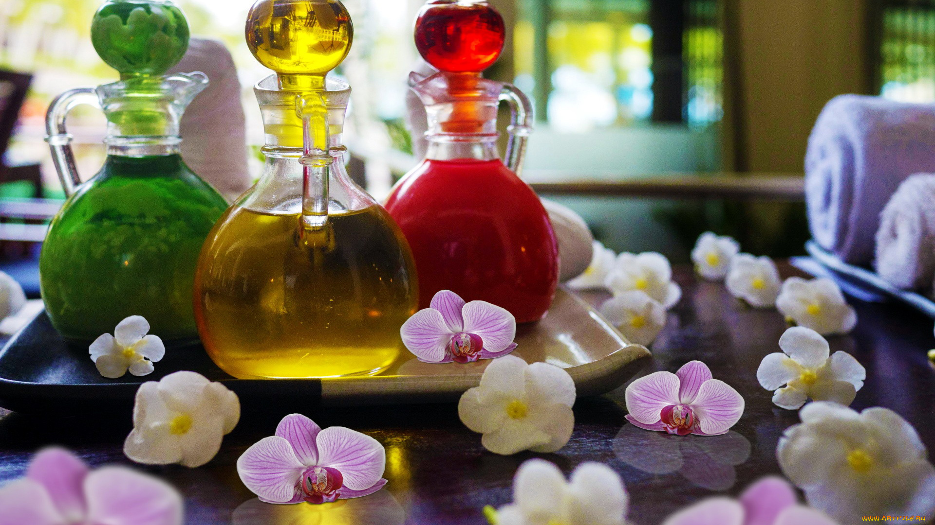 разное, косметические, средства, , духи, масла, орхидеи, флаконы
