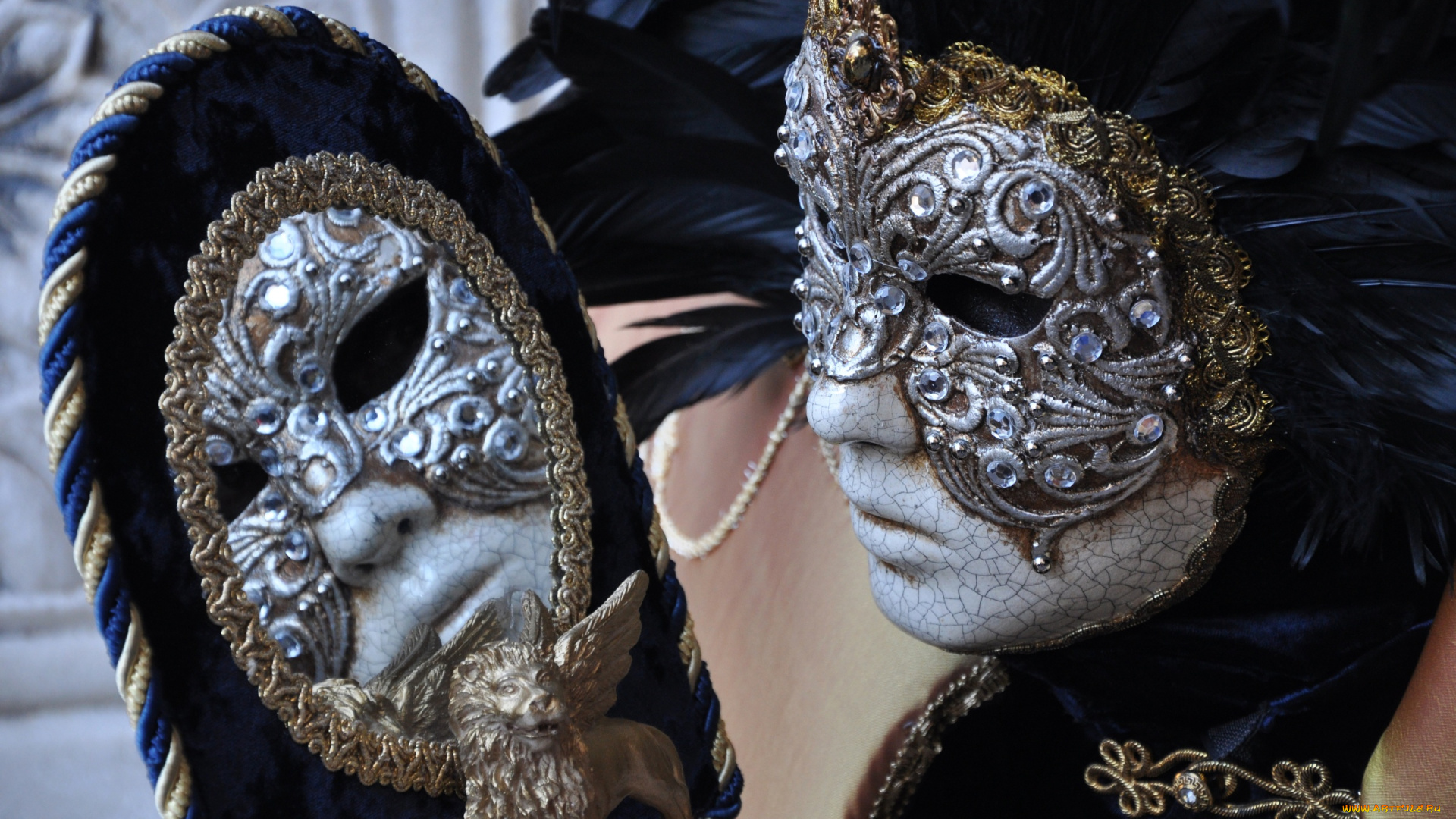 разное, маски, , карнавальные, костюмы, зеркало, отражение, карнавал, маска