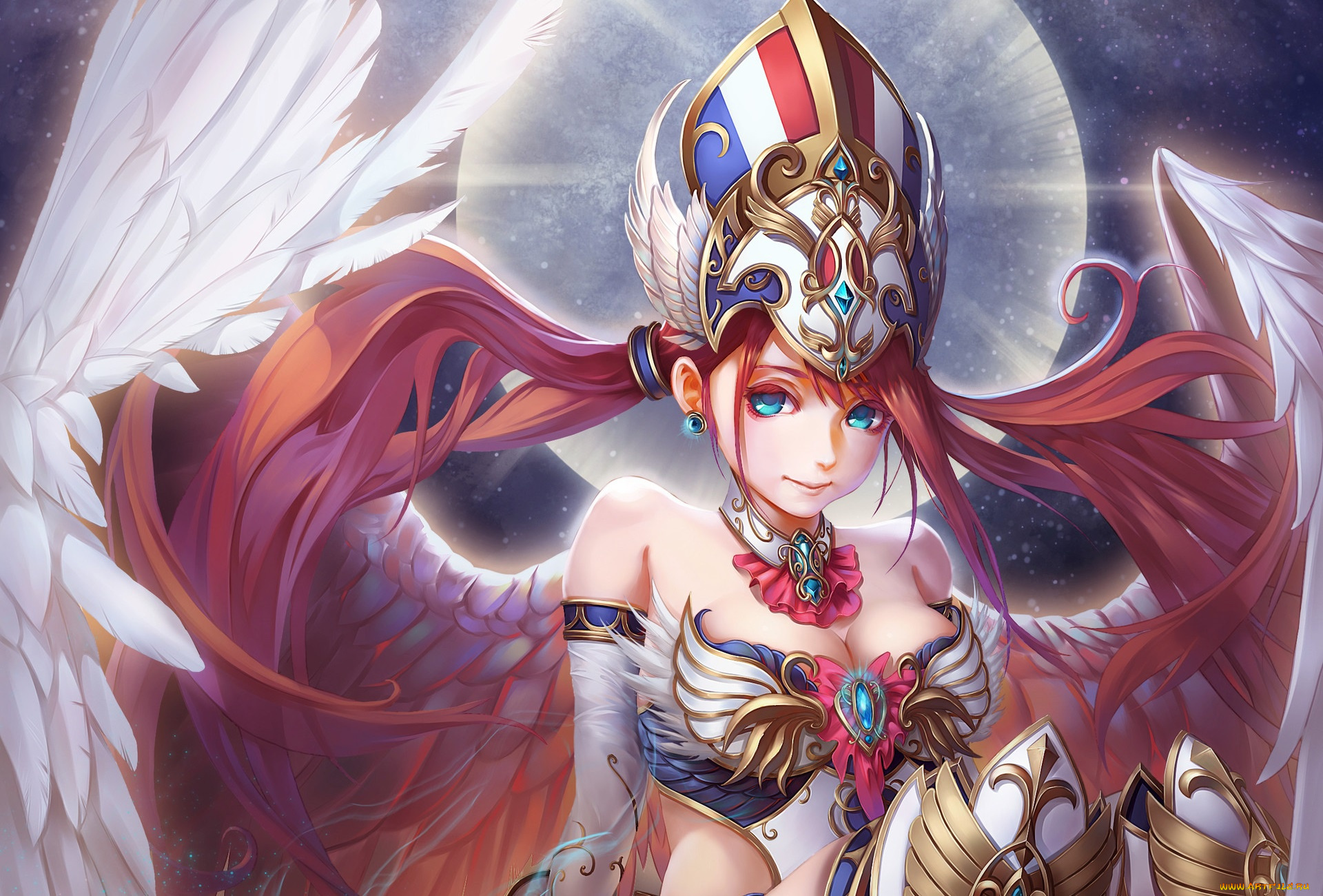 аниме, ангелы, , демоны, девушка, фентези, крылья, ангел, арт