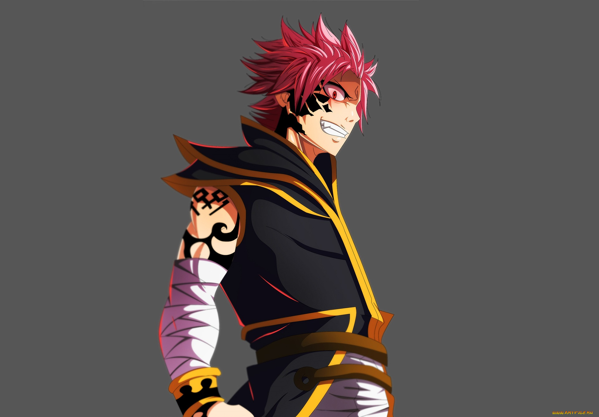 аниме, fairy, tail, нацу