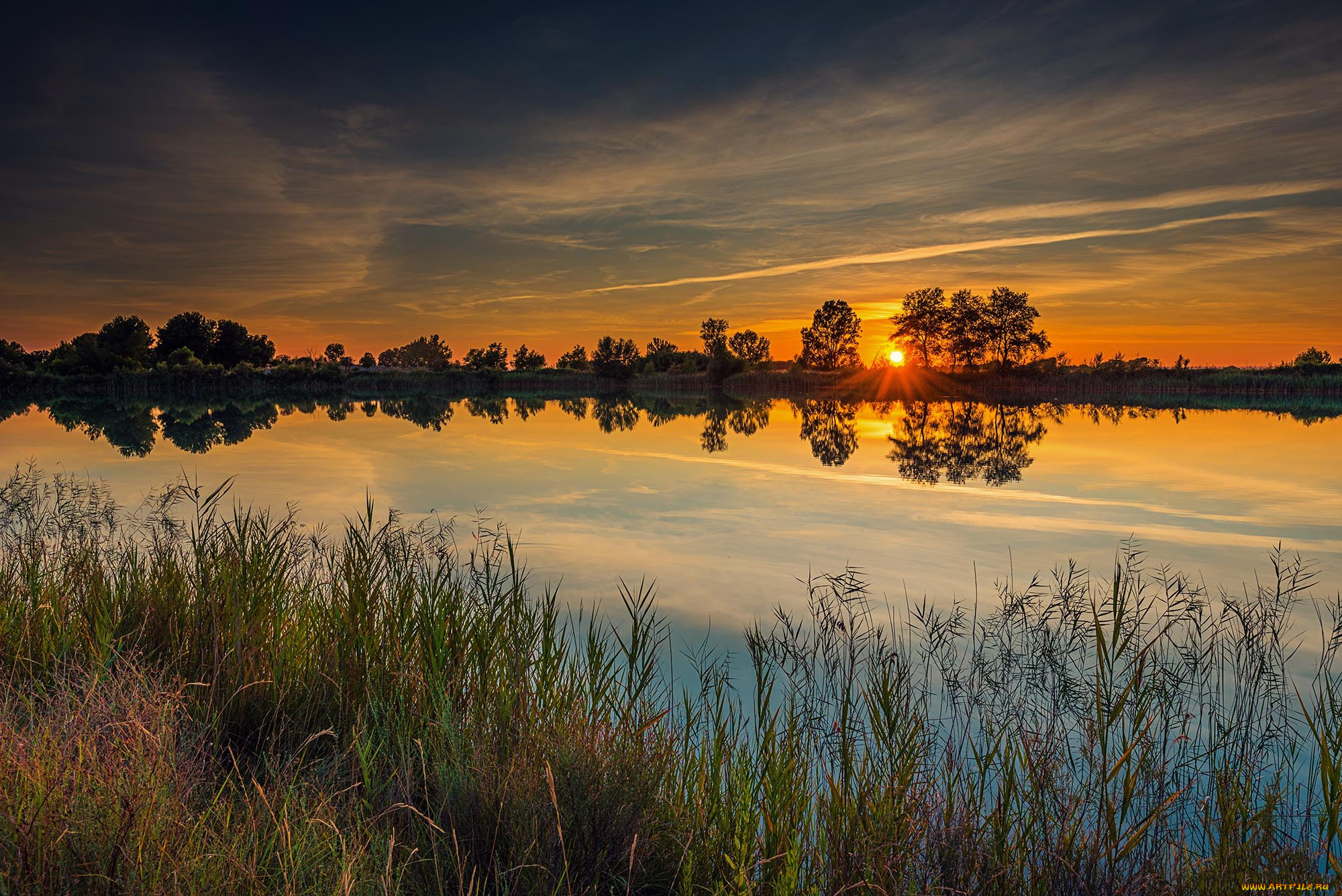 природа, восходы, закаты, простор