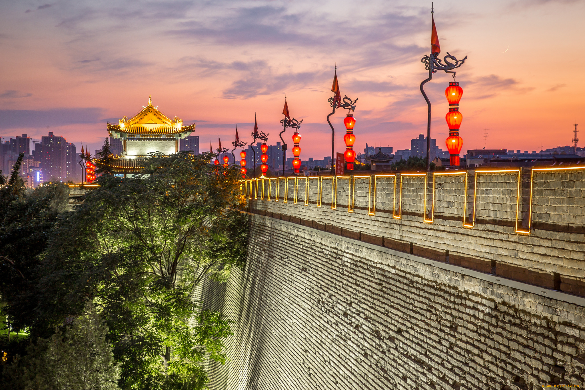 famous, ancient, city, города, -, панорамы, простор