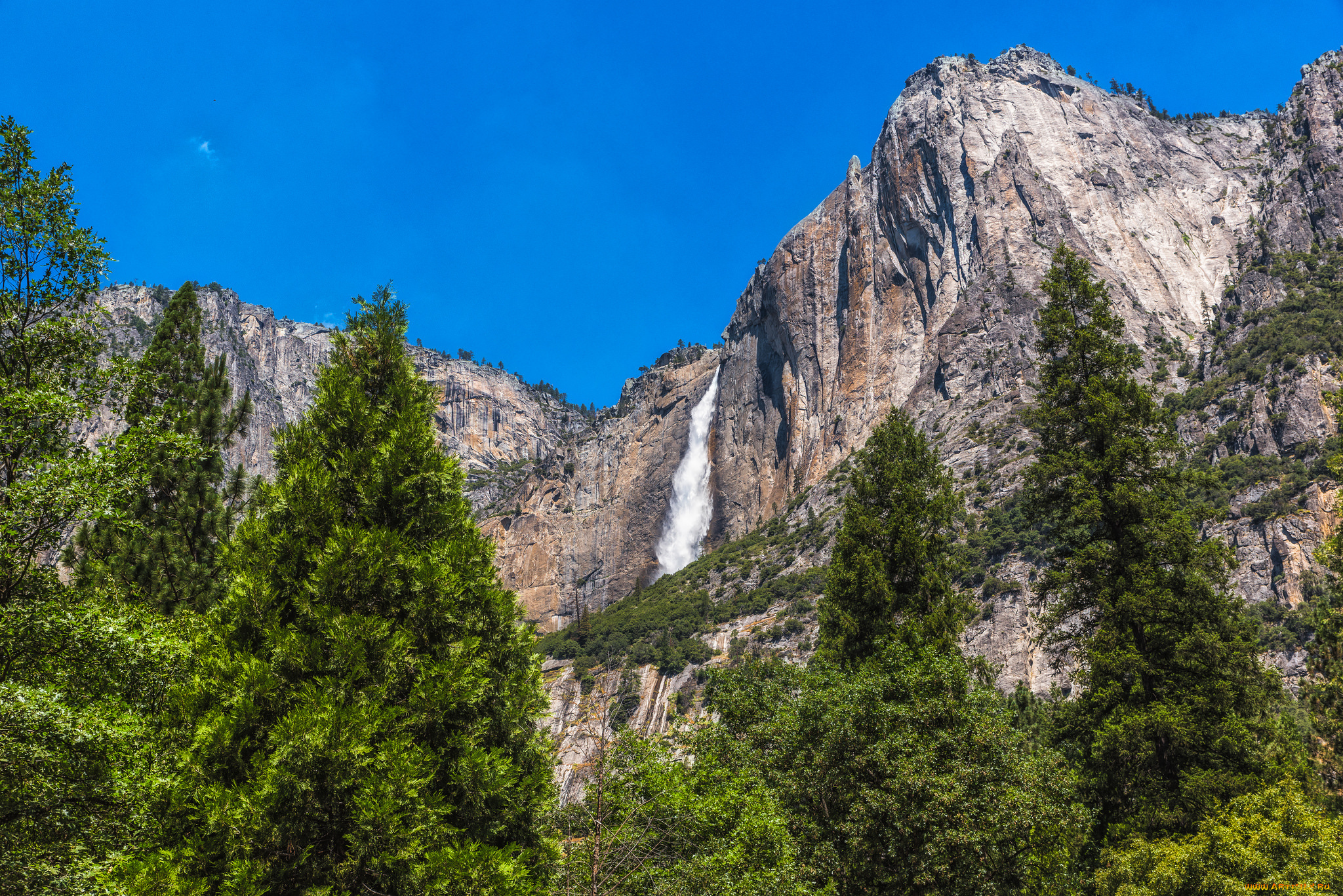 природа, водопады, простор