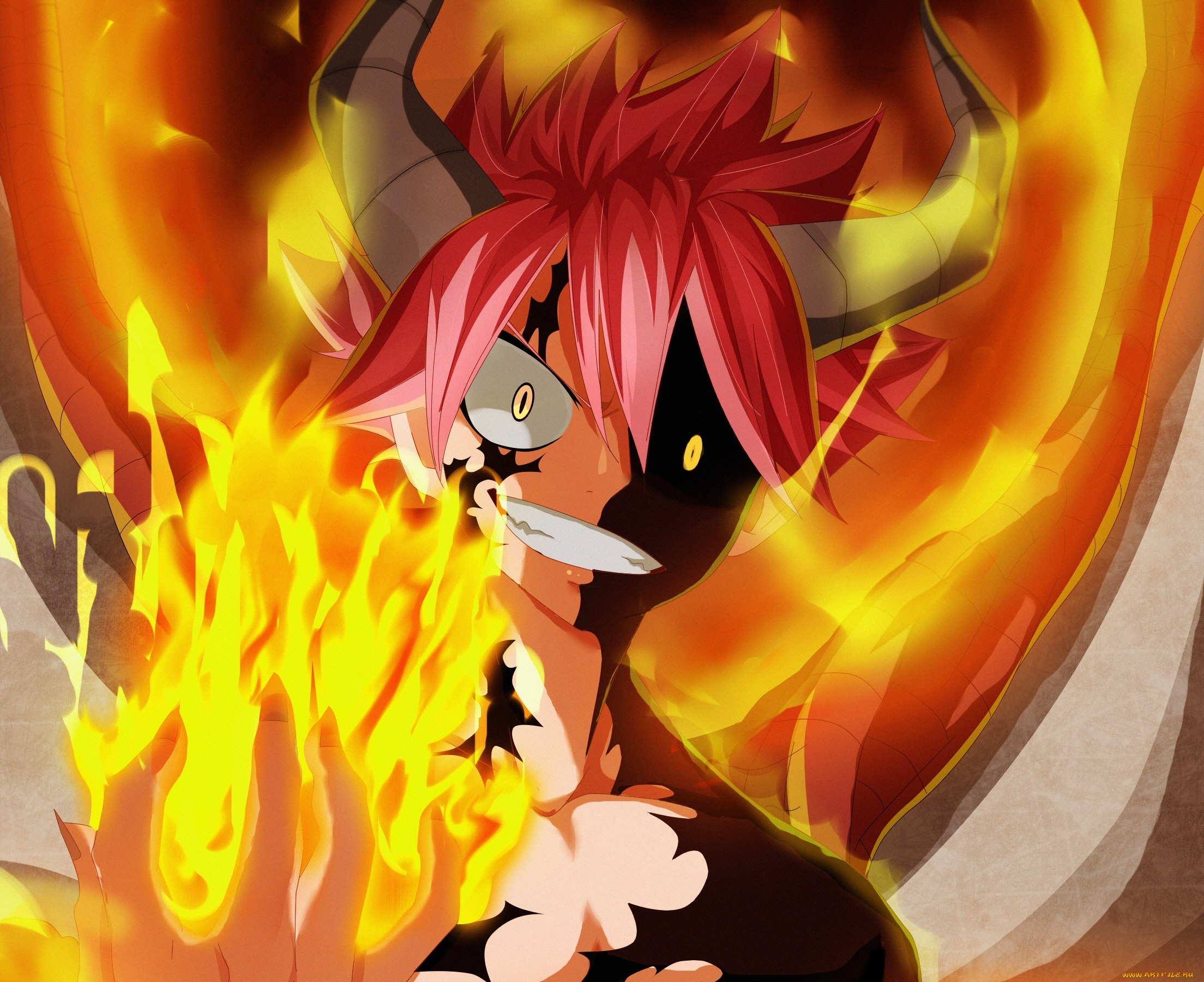 аниме, fairy, tail, хвост, феи