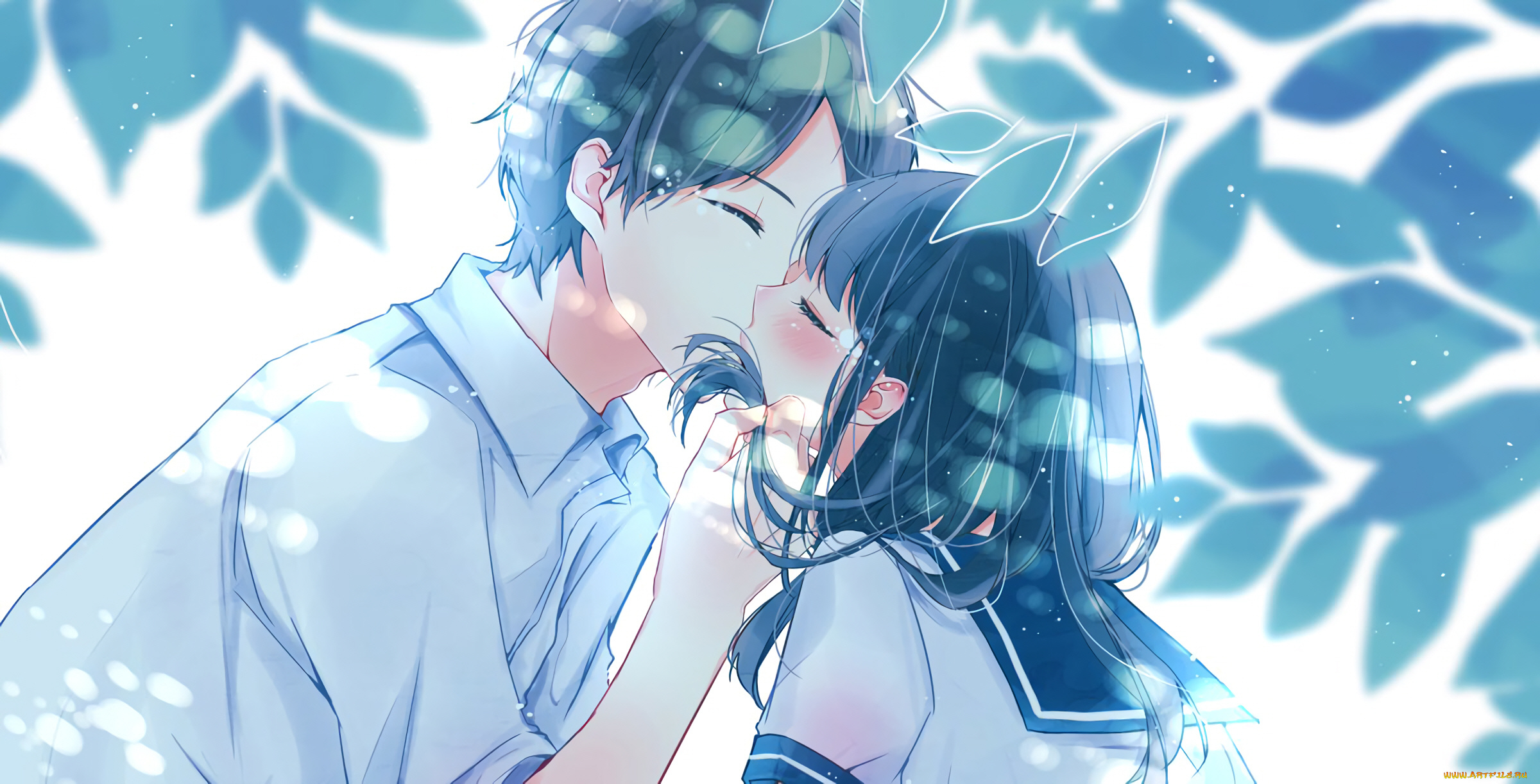 аниме, unknown, , другое, поцелуй