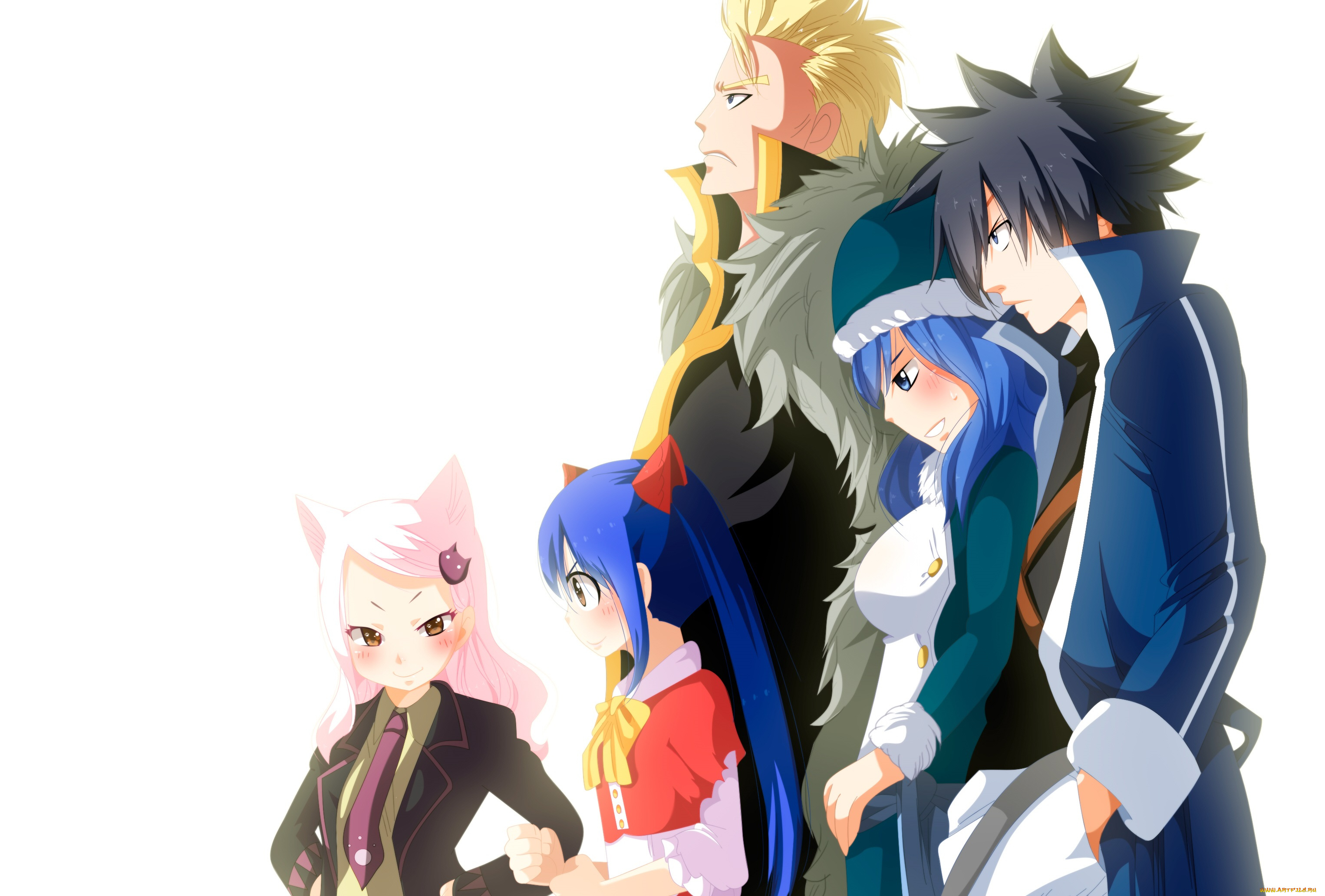 аниме, fairy, tail, хвост, феи