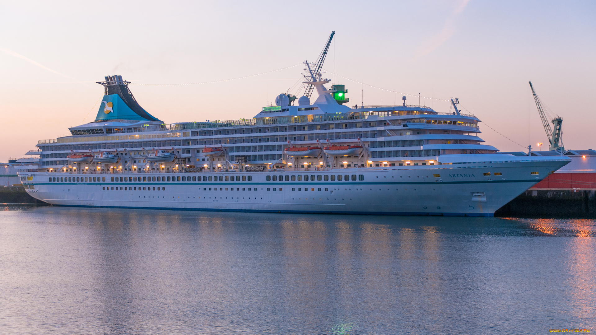 artania, корабли, лайнеры, лайнер, круиз
