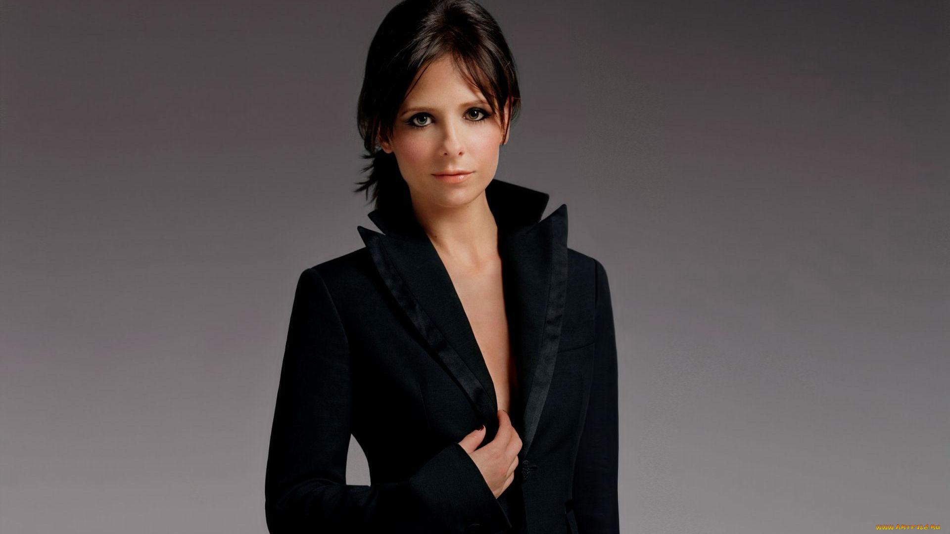 девушки, sarah, michelle, gellar, шатенка, актриса, жакет