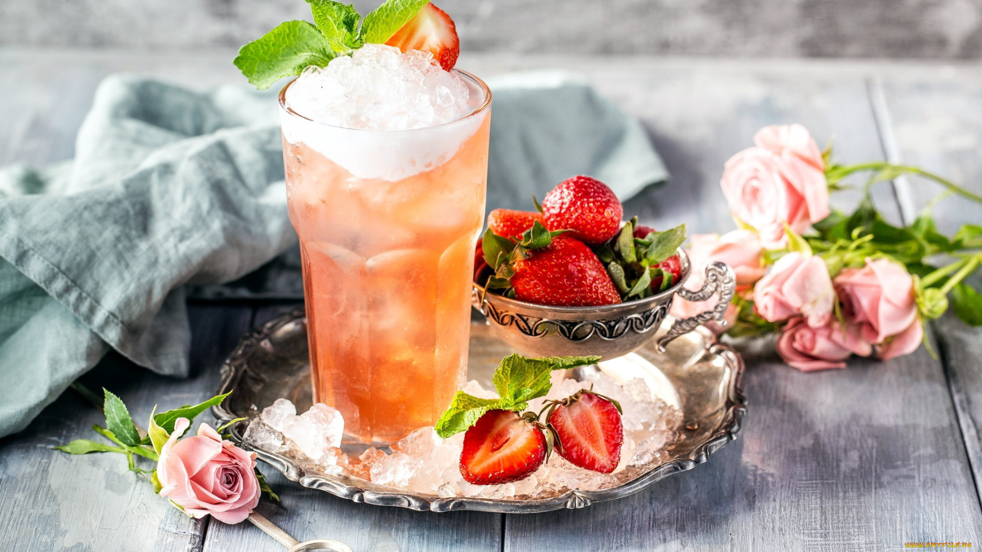 еда, напитки, , сок, лед, сок, клубничный