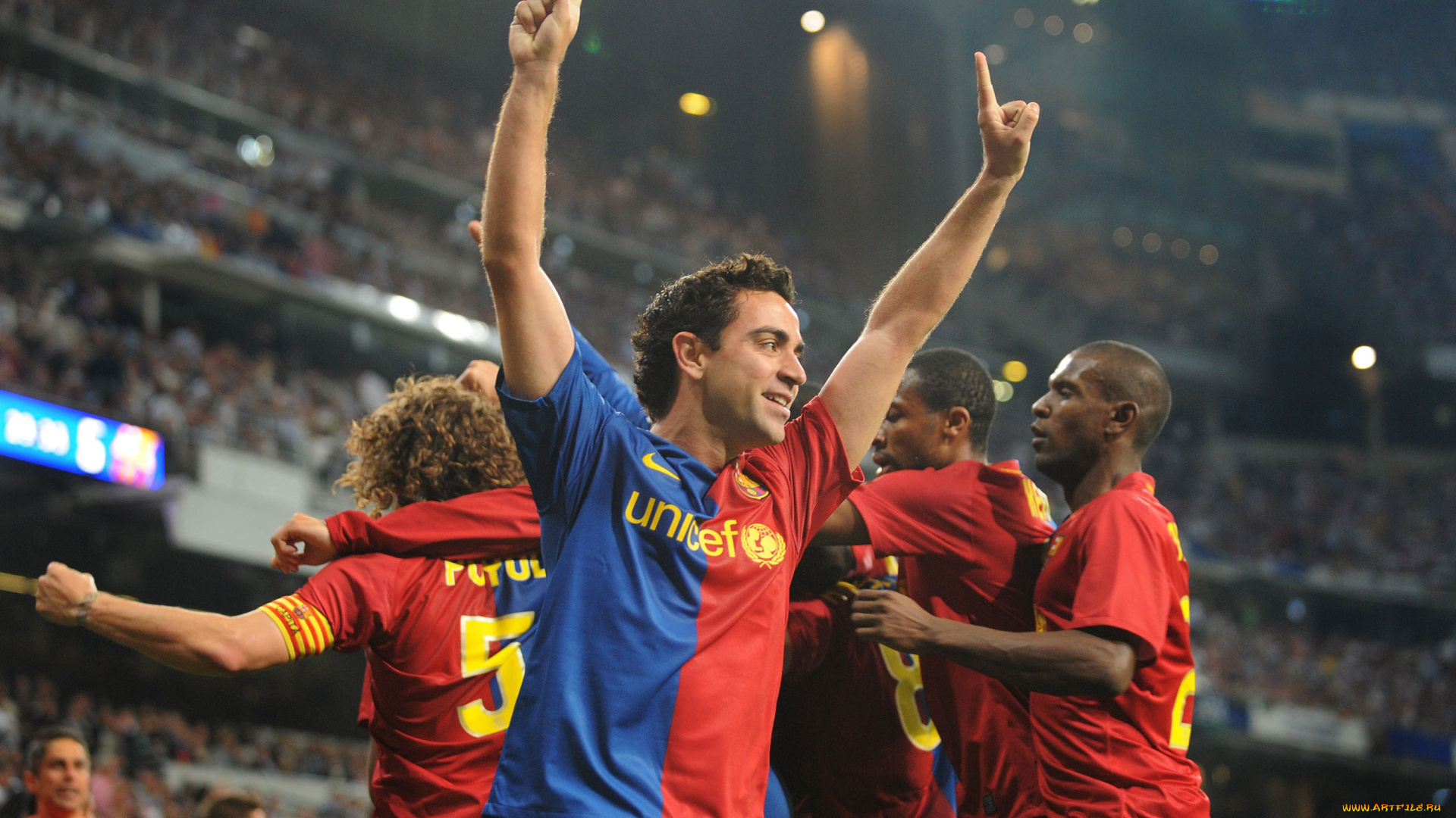 спорт, футбол, стадион, радость, реал, футболисты