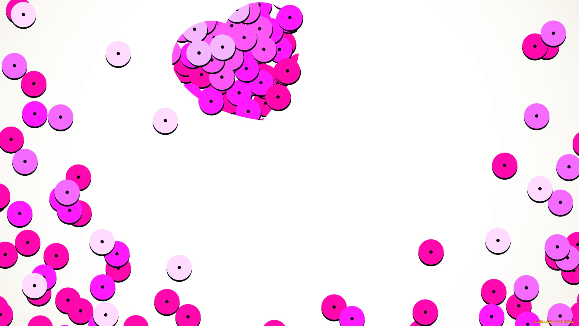 вектор, векторная, графика, сердечки, , hearts, абстракция, блёстки, сердечки