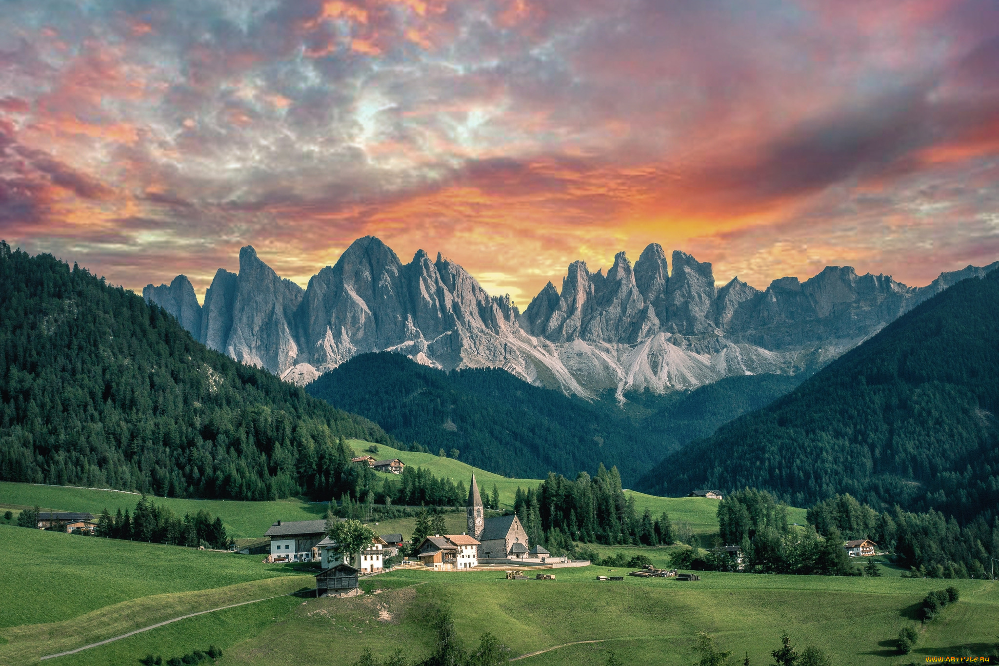 города, -, пейзажи, простор