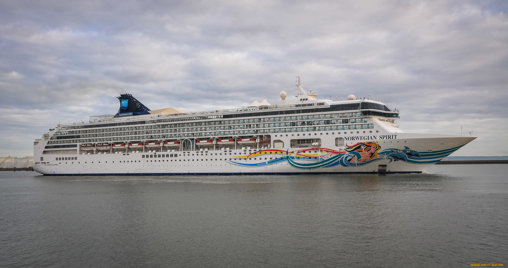 norwegian, spirit, корабли, лайнеры, круиз, лайнер
