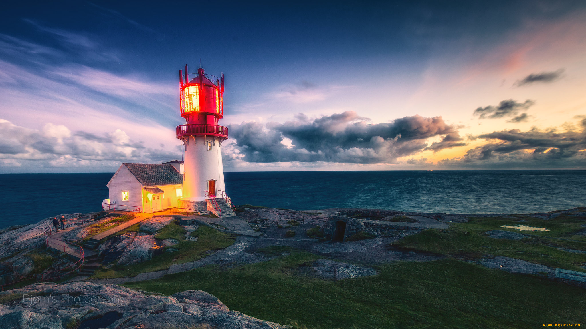 природа, маяки, простор