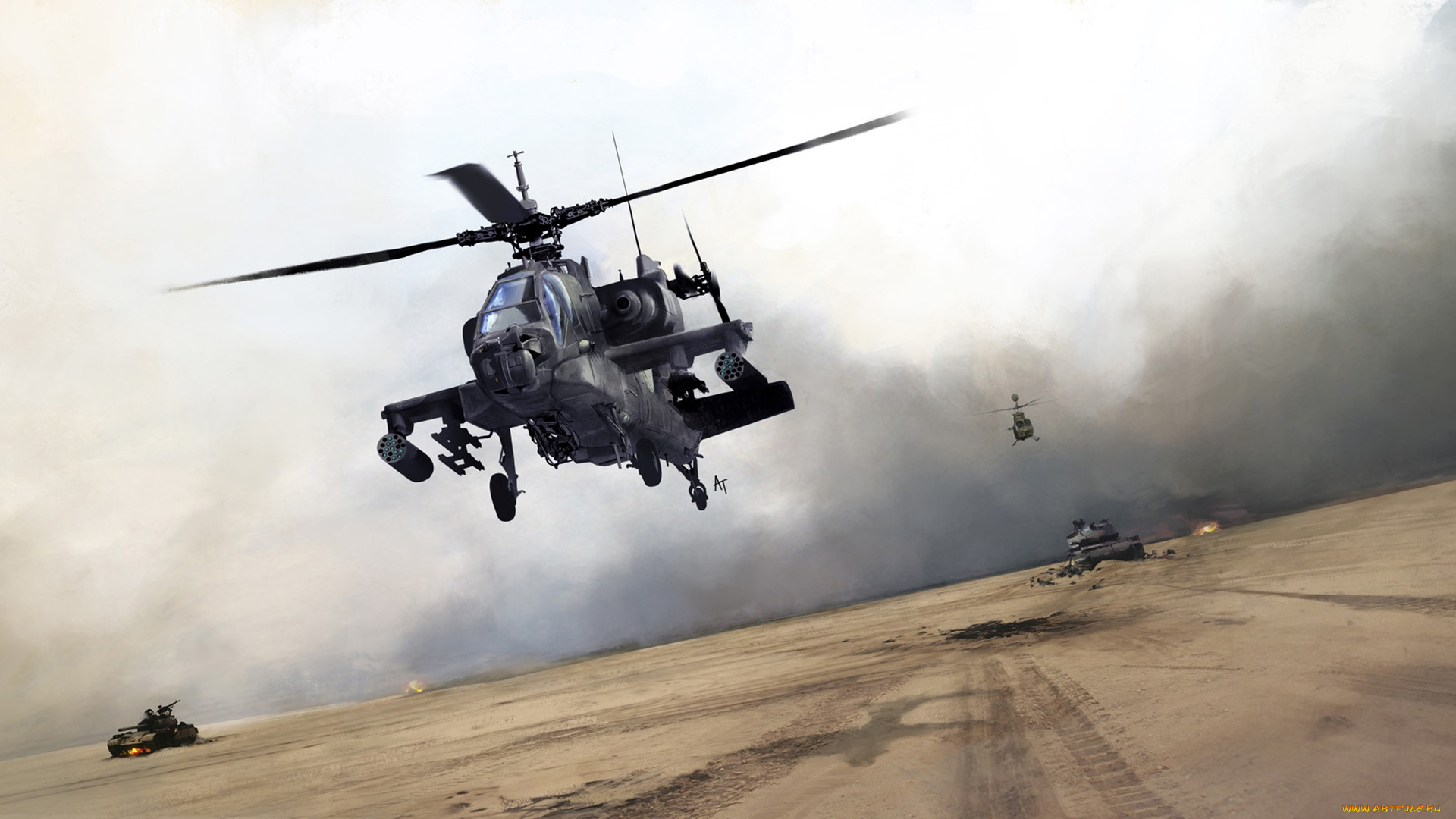 авиация, вертолёты, ah-64, apache