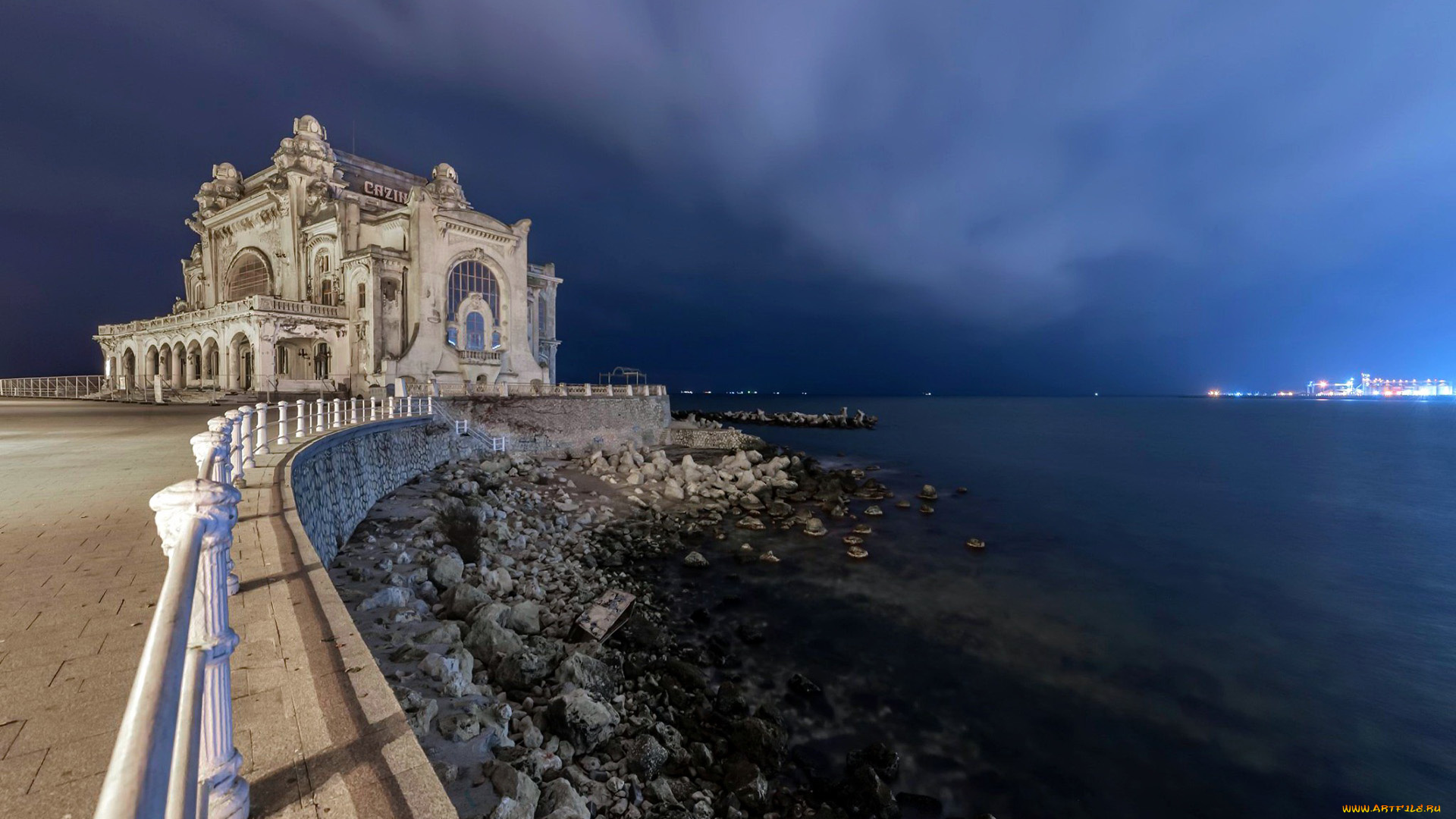 города, -, дворцы, , замки, , крепости, побережье, казино, констанца, румыния, модерн