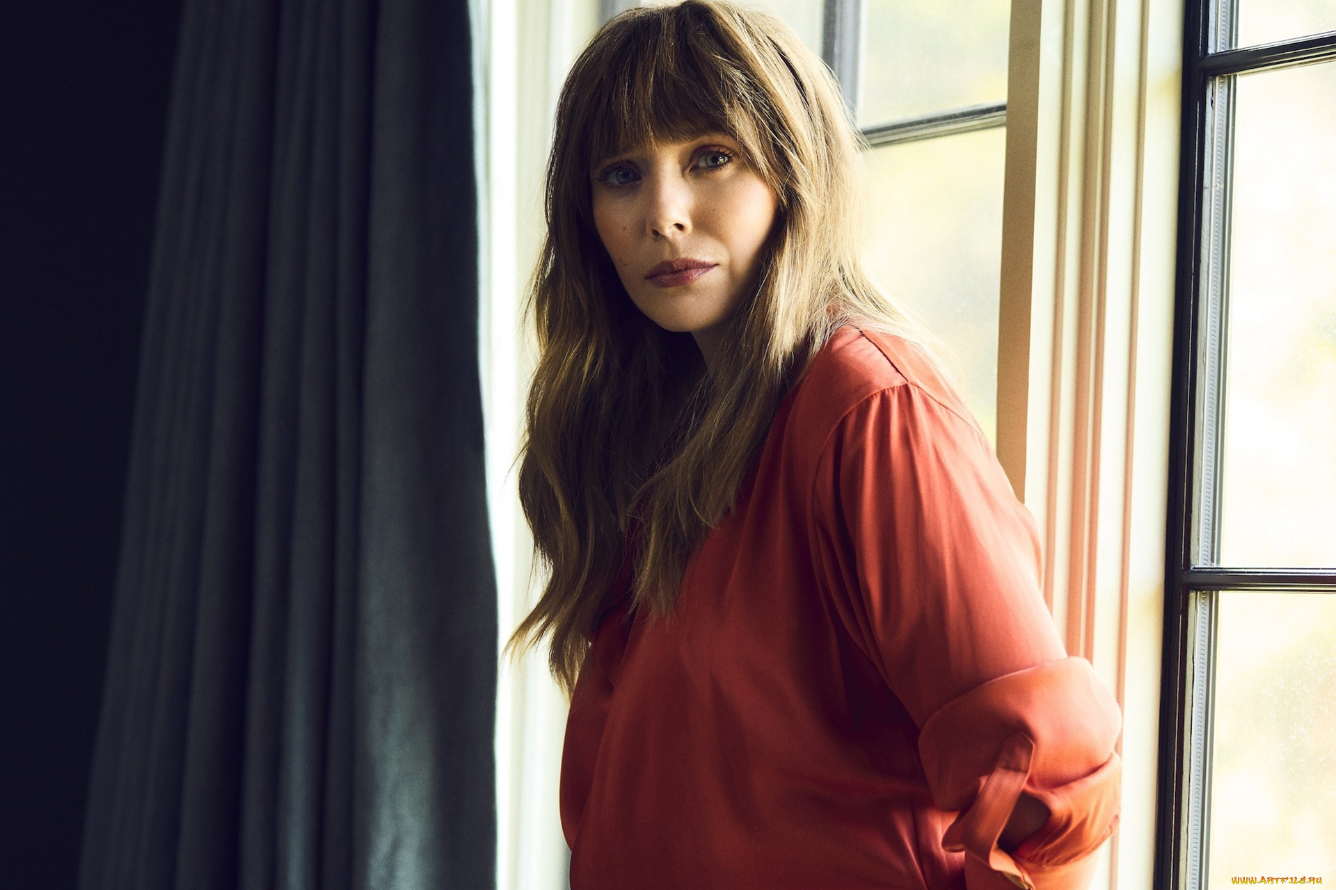 девушки, elizabeth, olsen, элизабет, олсен, актриса, фотосессия, 2021, года