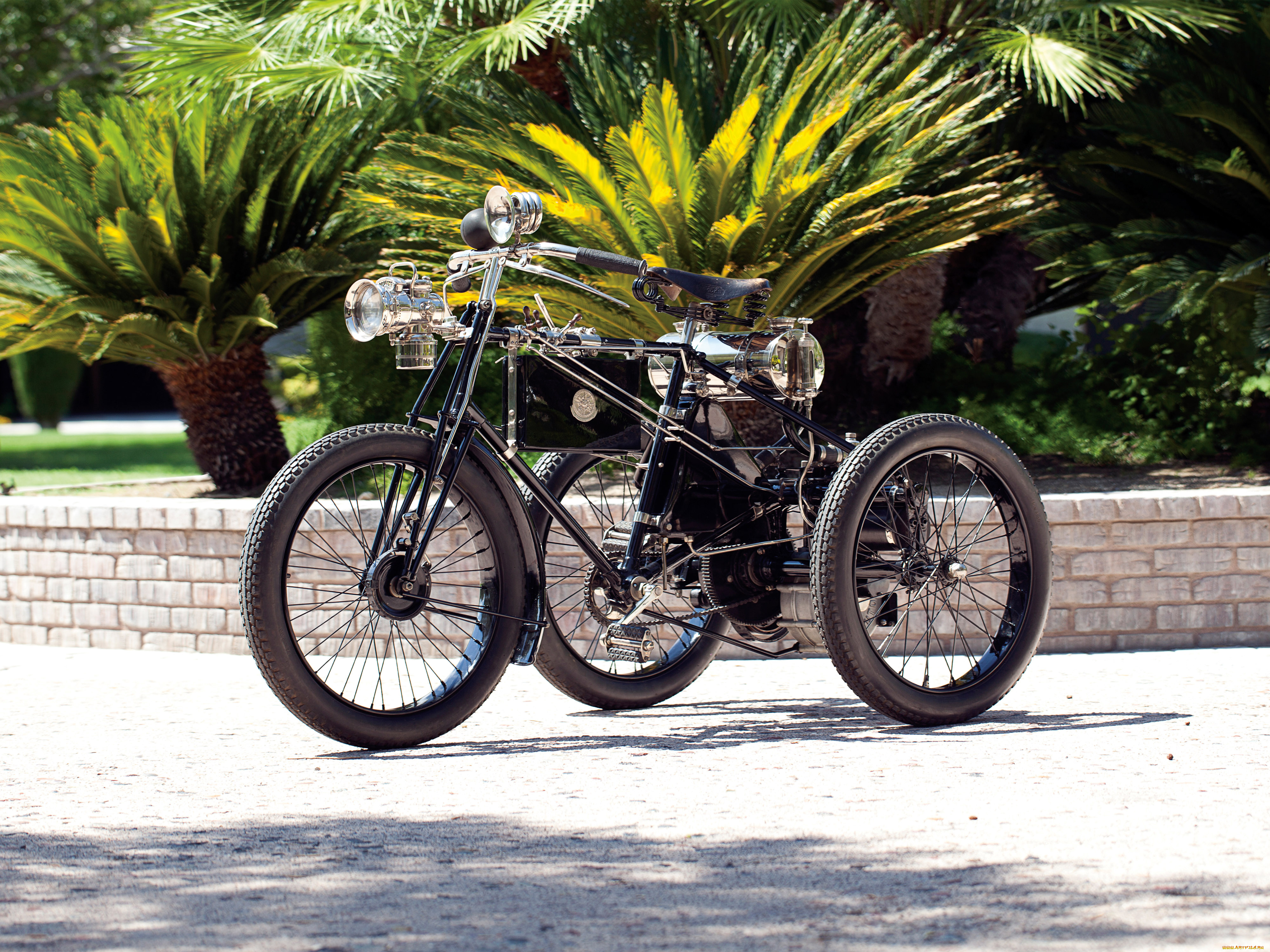 мотоциклы, трёхколёсные, мотоциклы, de-dion