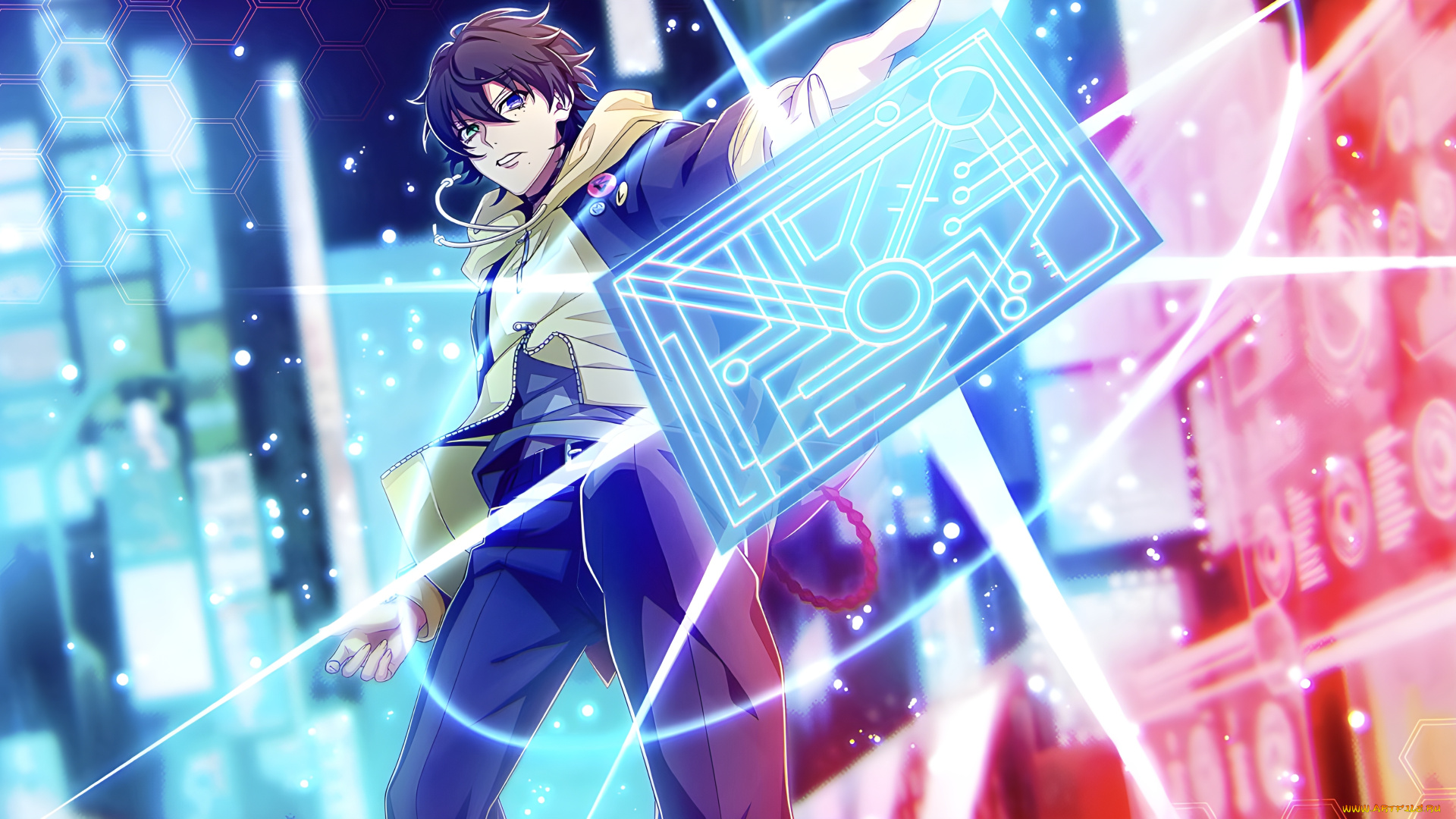 аниме, hypnosis, mic, hypnosis, mic