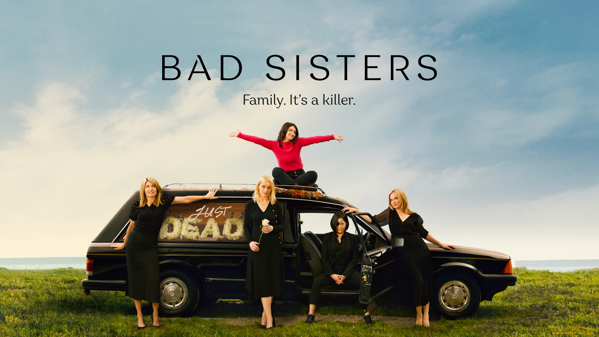 bad, sisters, , сериал, 2022, –, , кино, фильмы, -unknown, , другое, заговор, сестер, гарви, сериал, постер, apple, tv, plus, триллер, драма, комедия, bad, sisters
