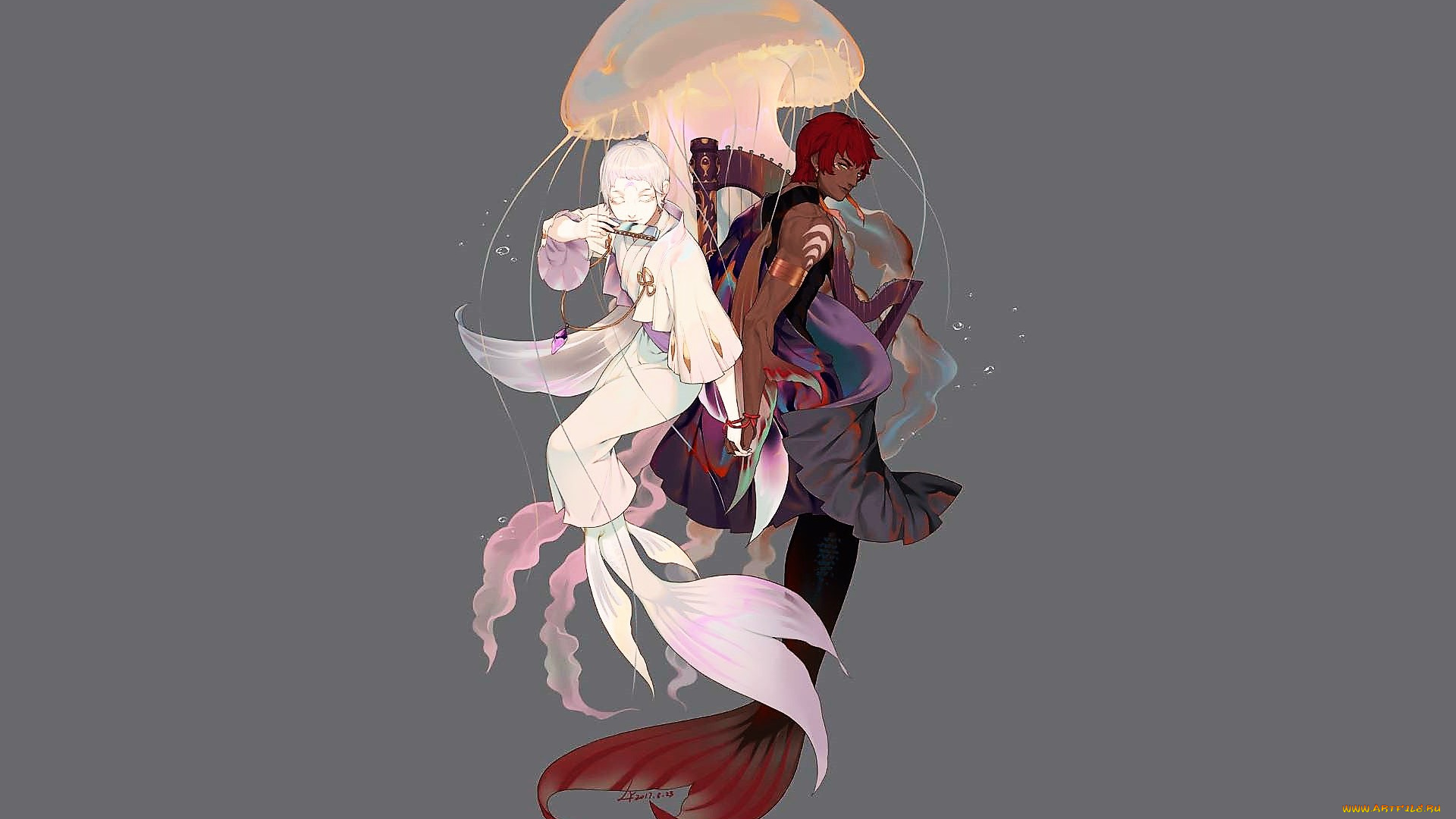 фэнтези, русалки, медуза