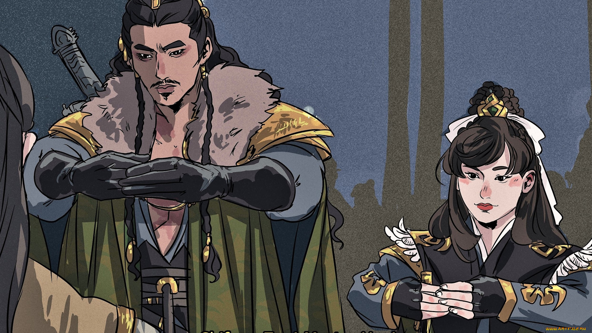 рисованное, кино, , мультфильмы, не, минцзюэ, хуайсан, цзинь, гуанъяо