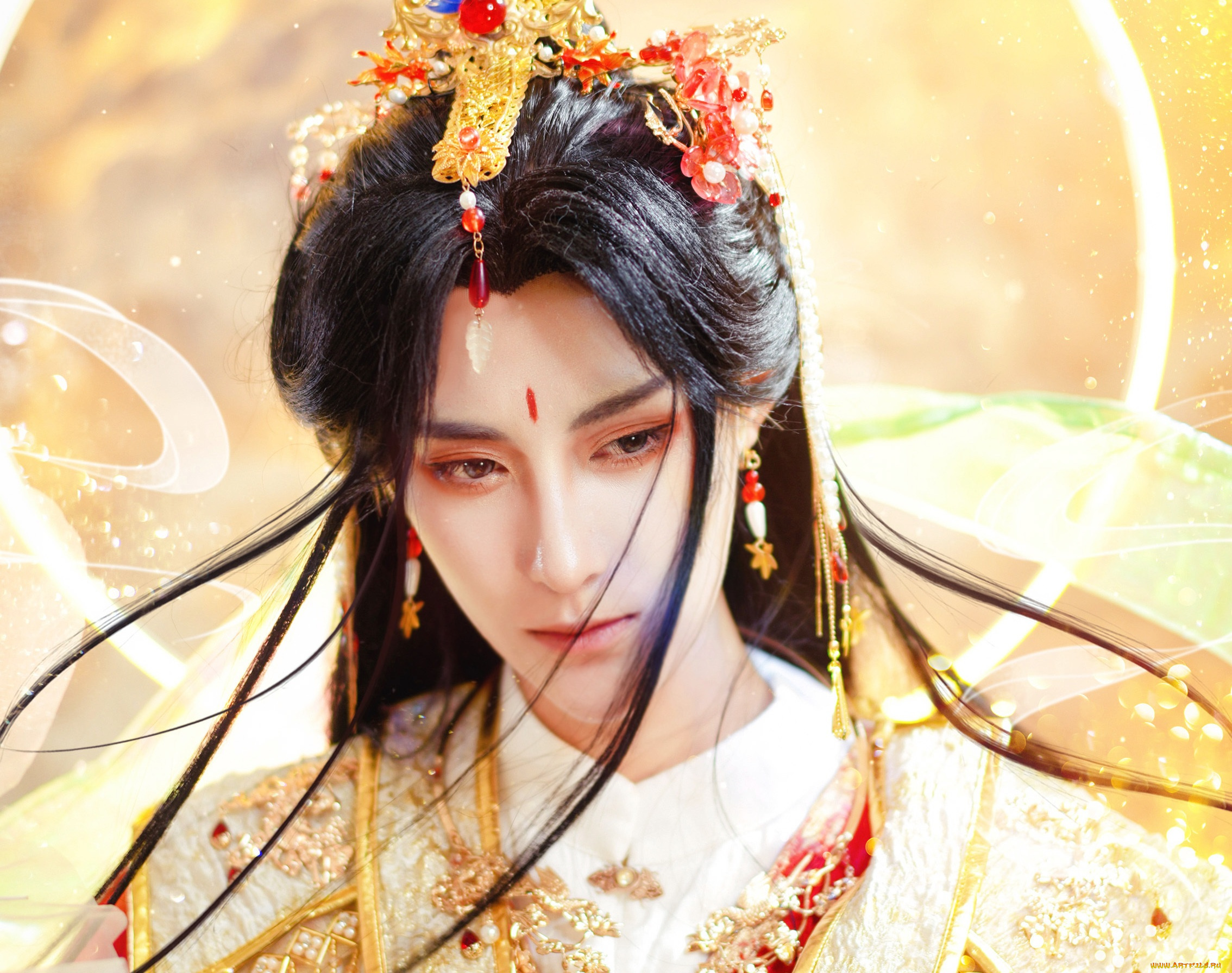 мужчины, -, креатив, , косплей, косплей, се, лянь, благословение, небожителей