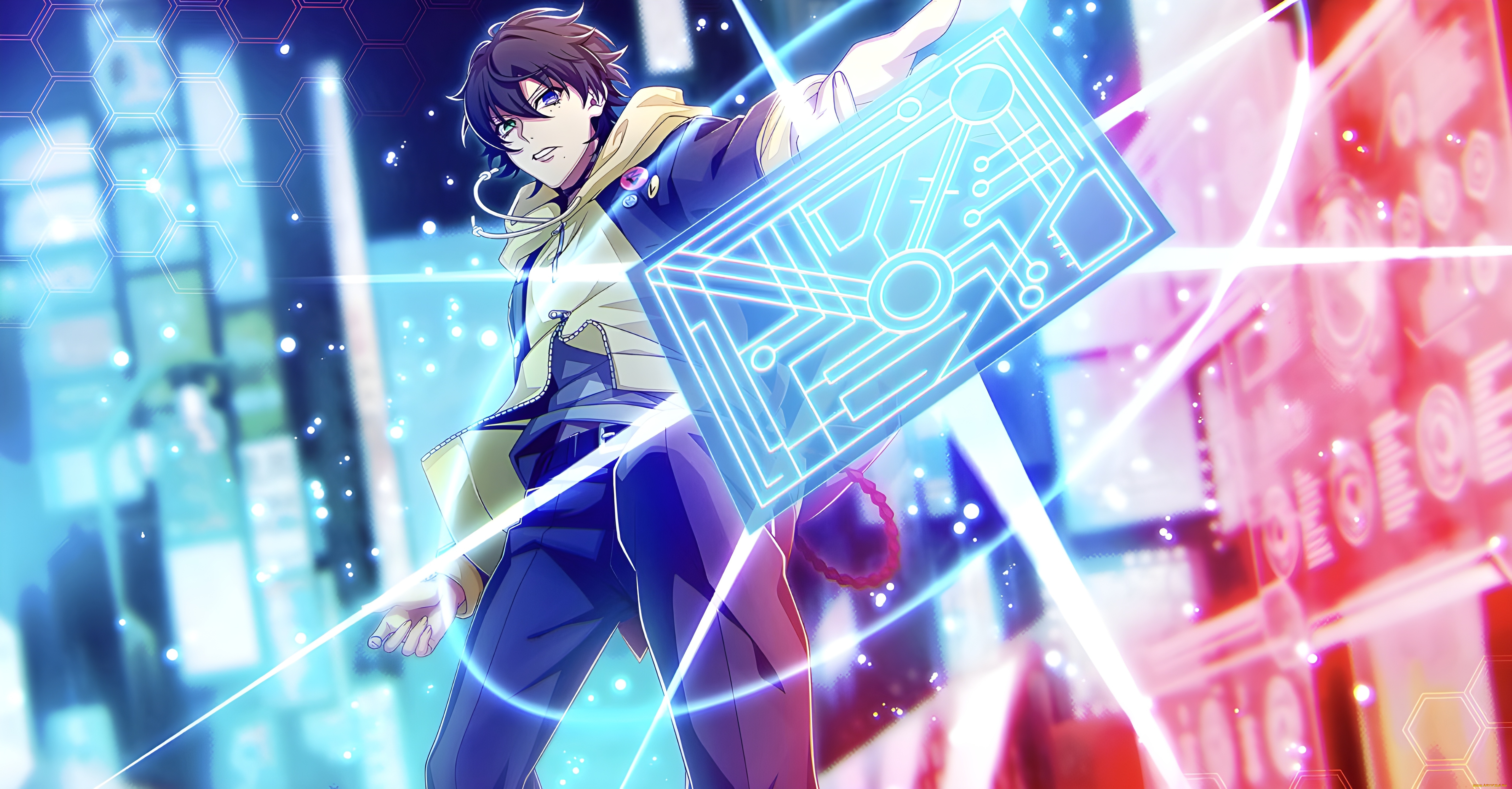 аниме, hypnosis, mic, hypnosis, mic