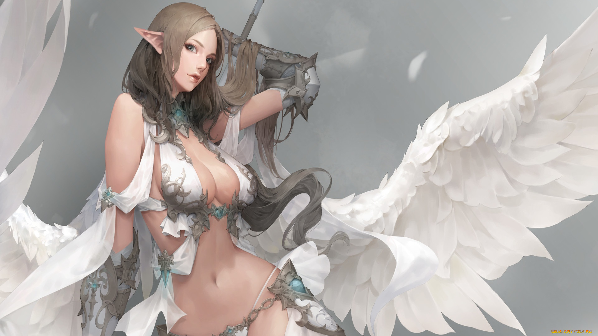 фэнтези, ангелы, девушка