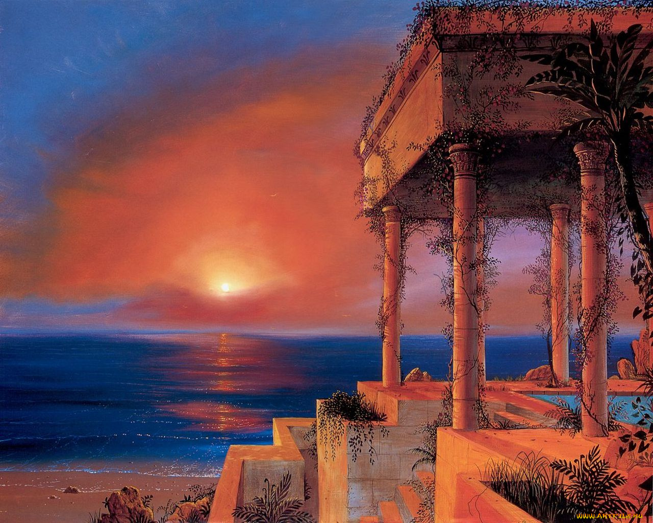 рисованные, природа