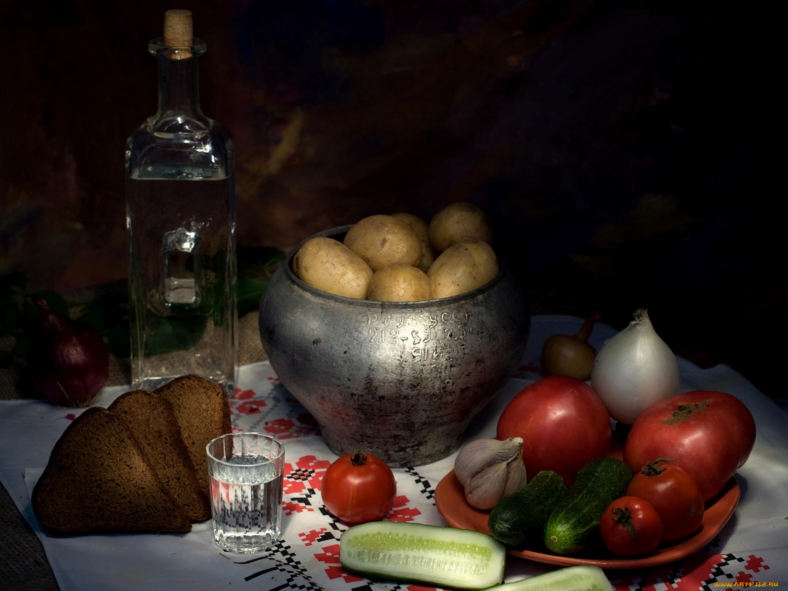 еда, натюрморт