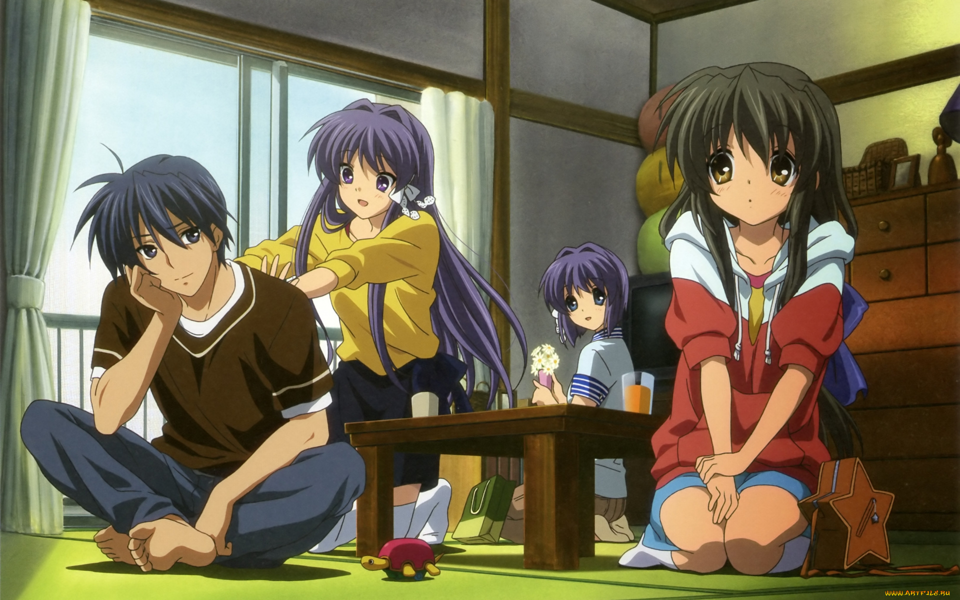 аниме, clannad