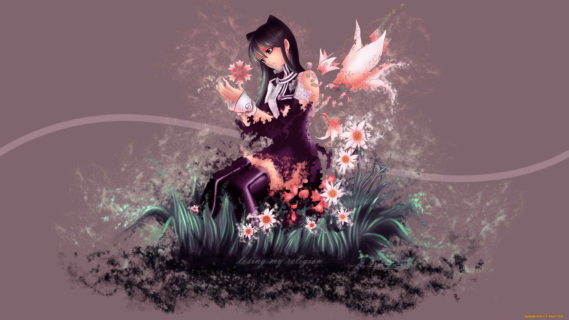 аниме, gray, man