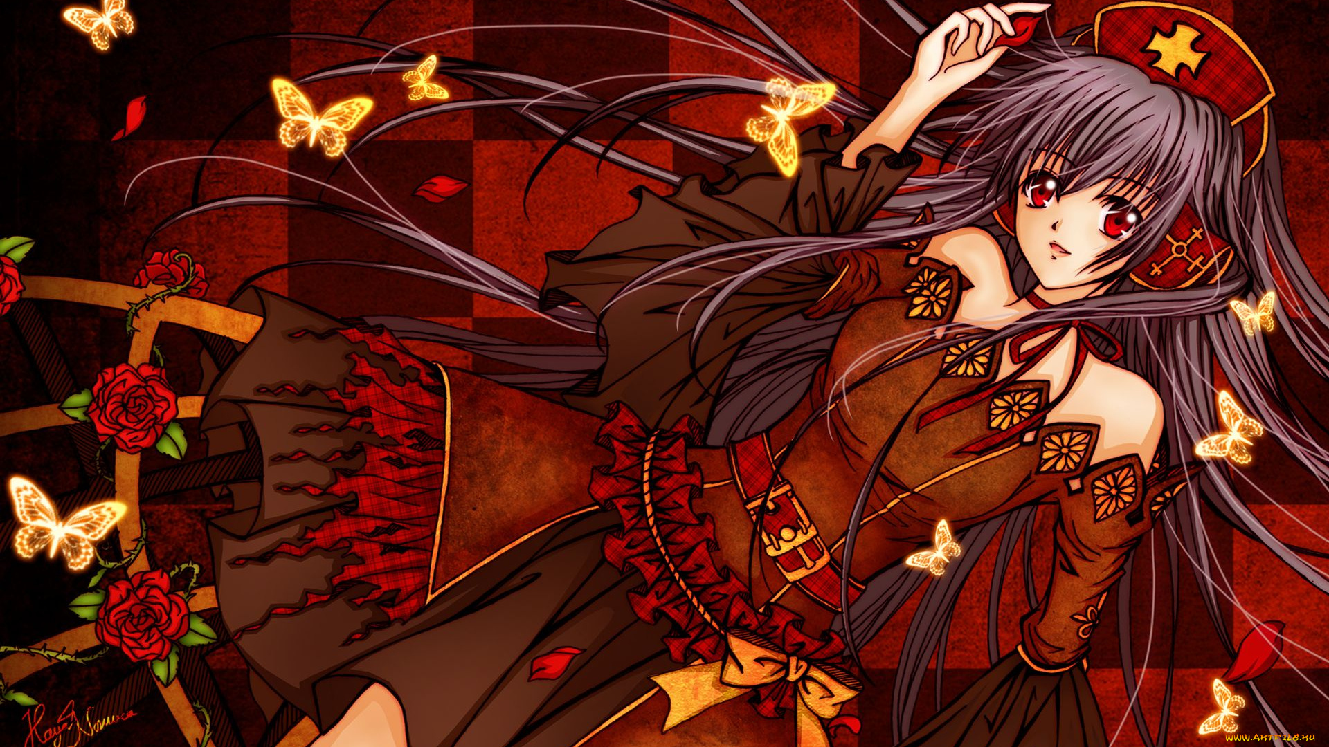 аниме, scarlett