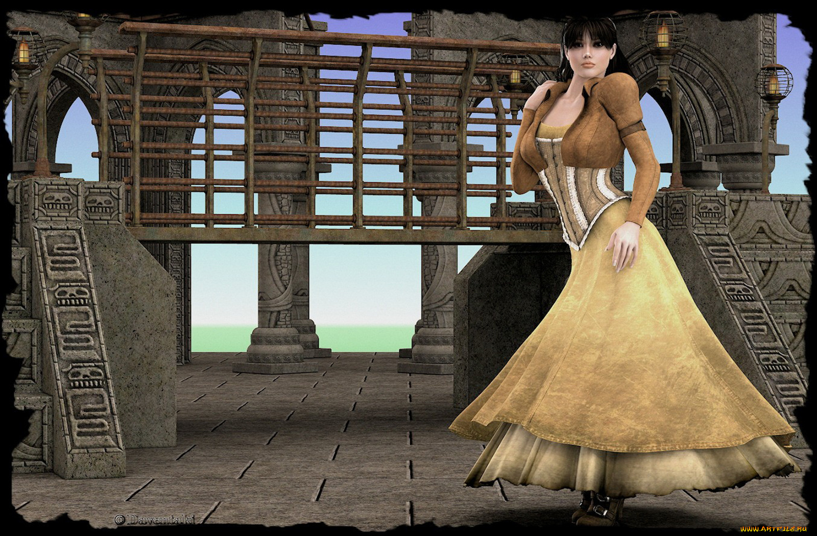 3д, графика, people, люди, девушка