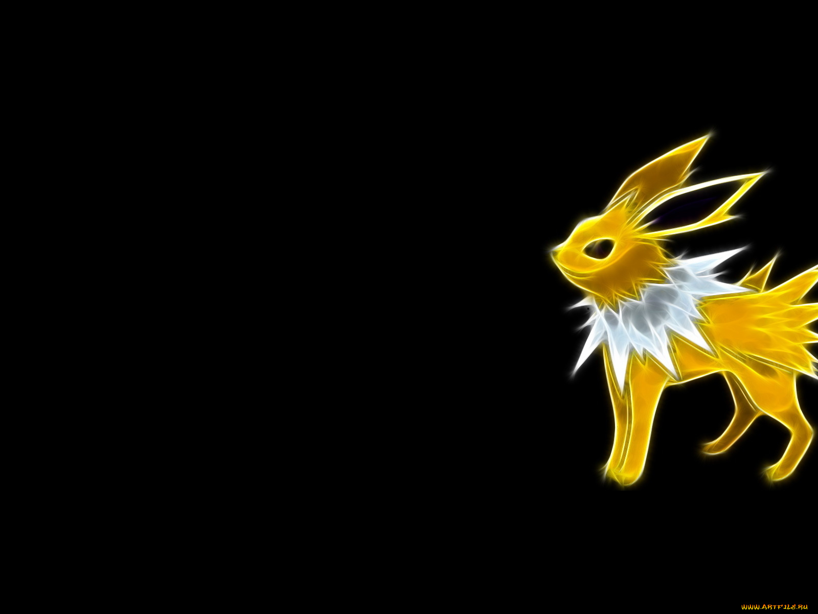 3д, графика, animals, животные, зайчик, тёмный, фрактал