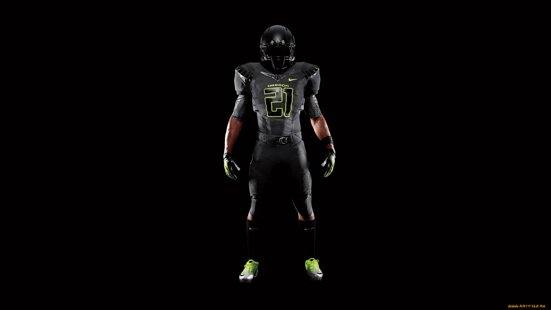 спорт, американский, футбол, желтый, черный, nike, new, oregon, pro, combat, uniforms