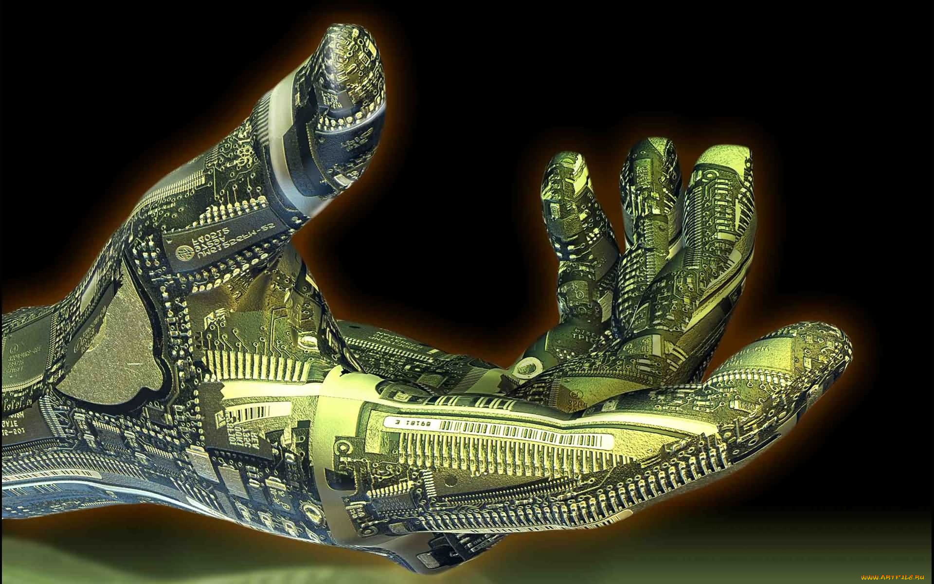 3д, графика, другое, рука