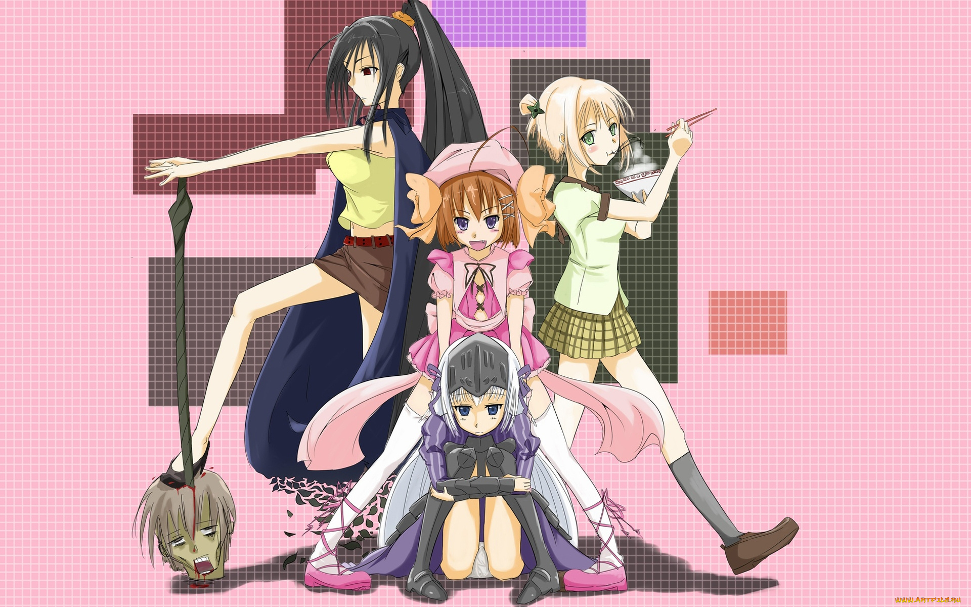 аниме, kore, wa, zombie, desu, ka, девушки