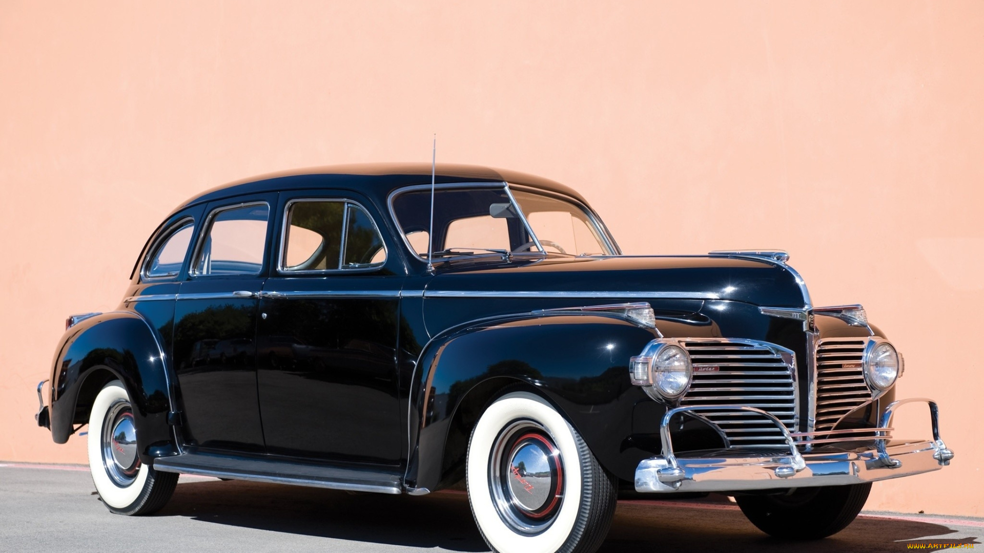 автомобили, классика, розовая, стена, серый, пол