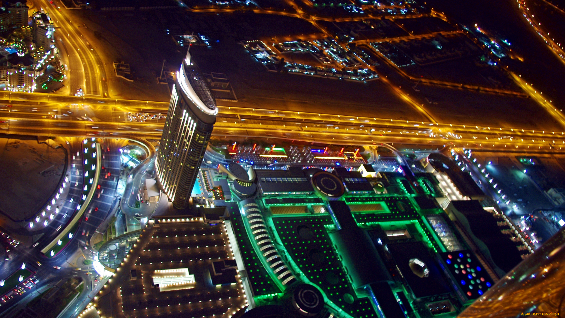 города, дубаи, оаэ, иллюминация, огни