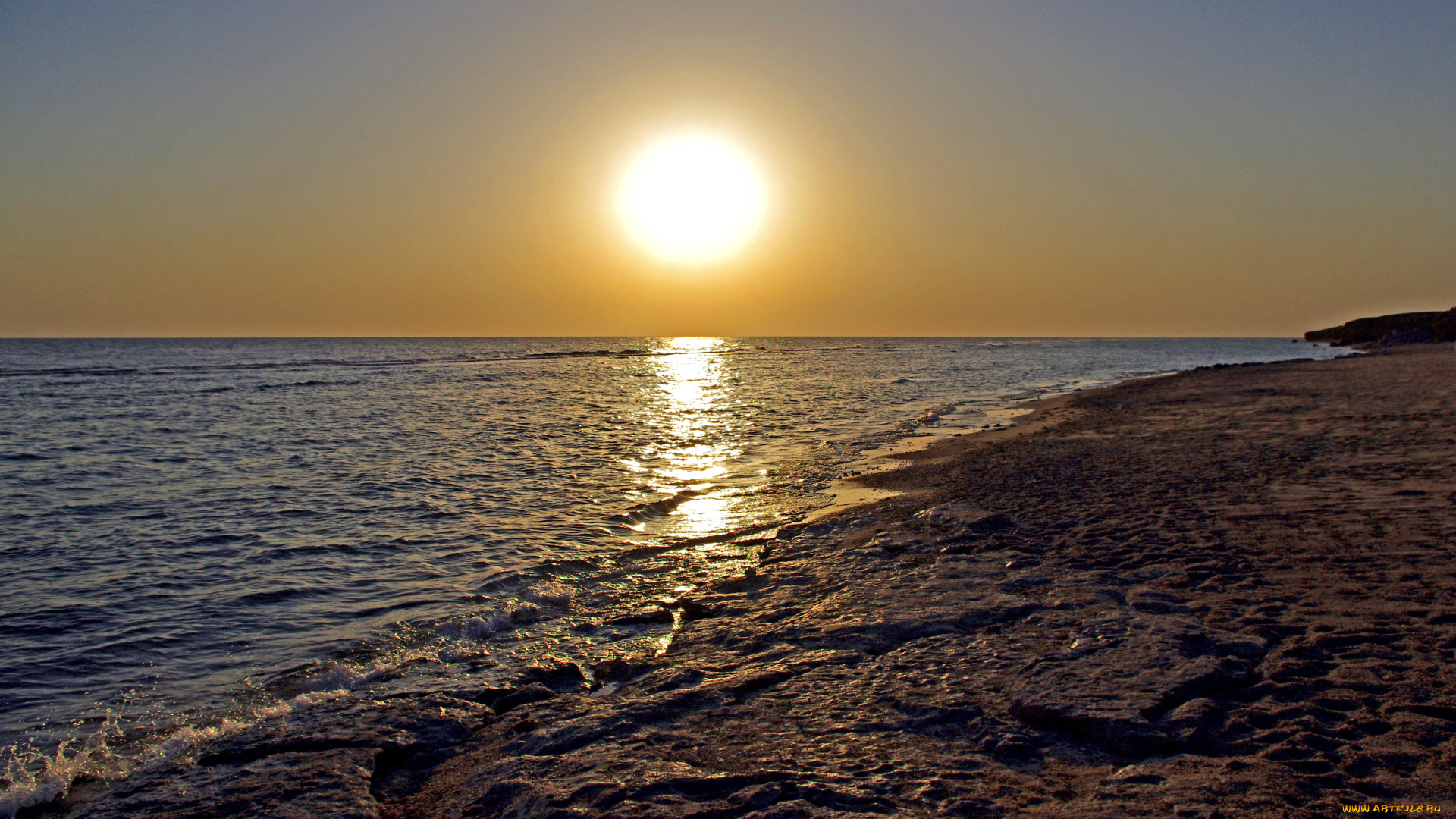 природа, восходы, закаты, океан, солнце