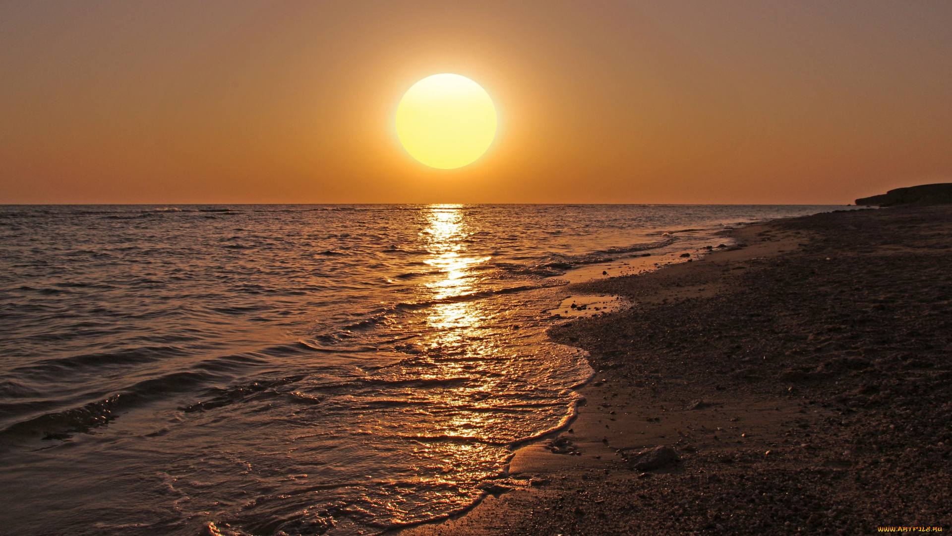 природа, восходы, закаты, океан, солнце