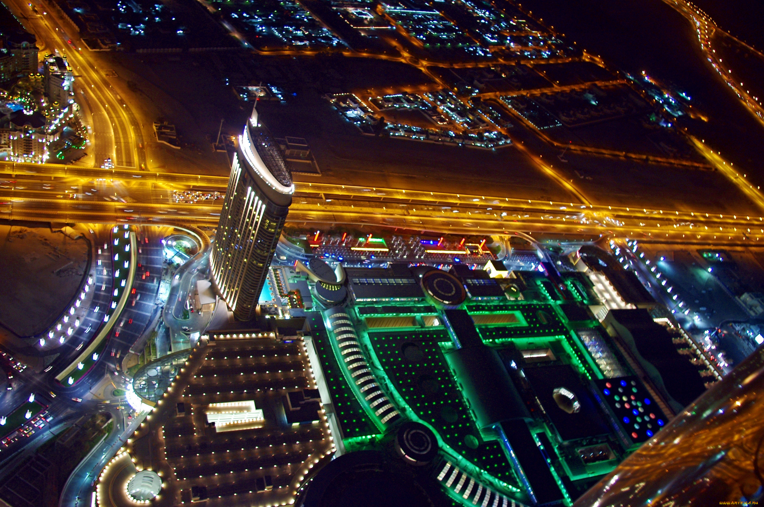 города, дубаи, оаэ, иллюминация, огни