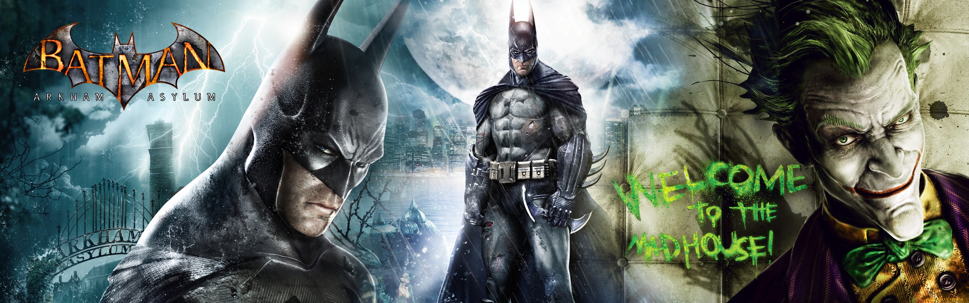 batman, arkham, asylum, видео, игры, игра