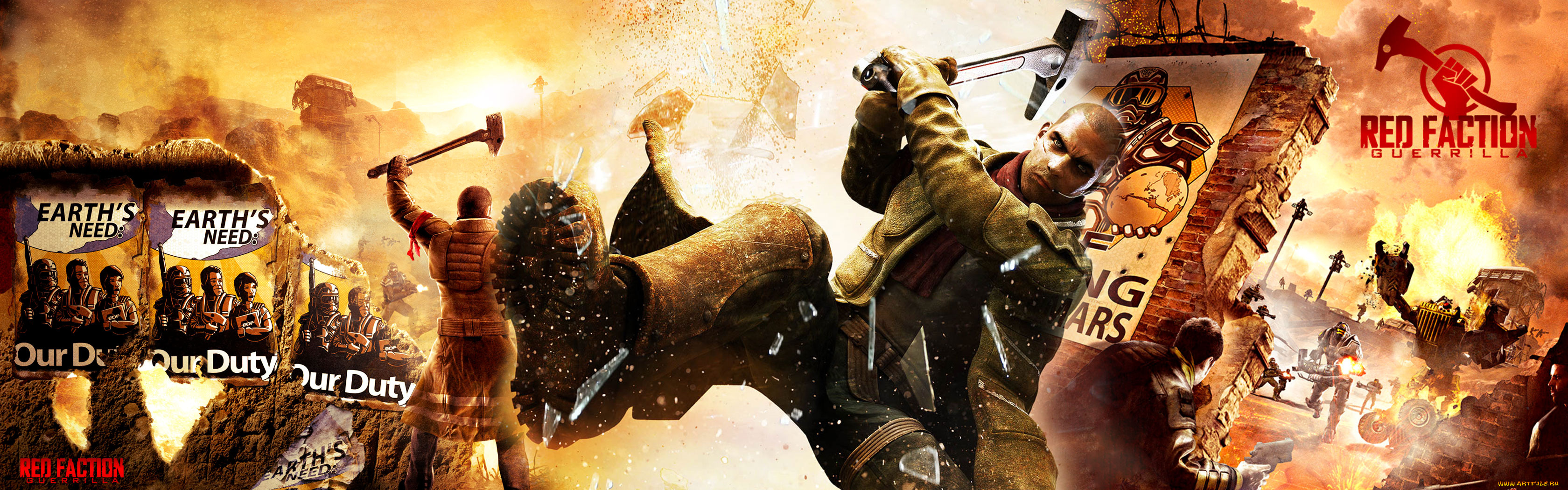 red, faction, guerrilla, видео, игры, игра