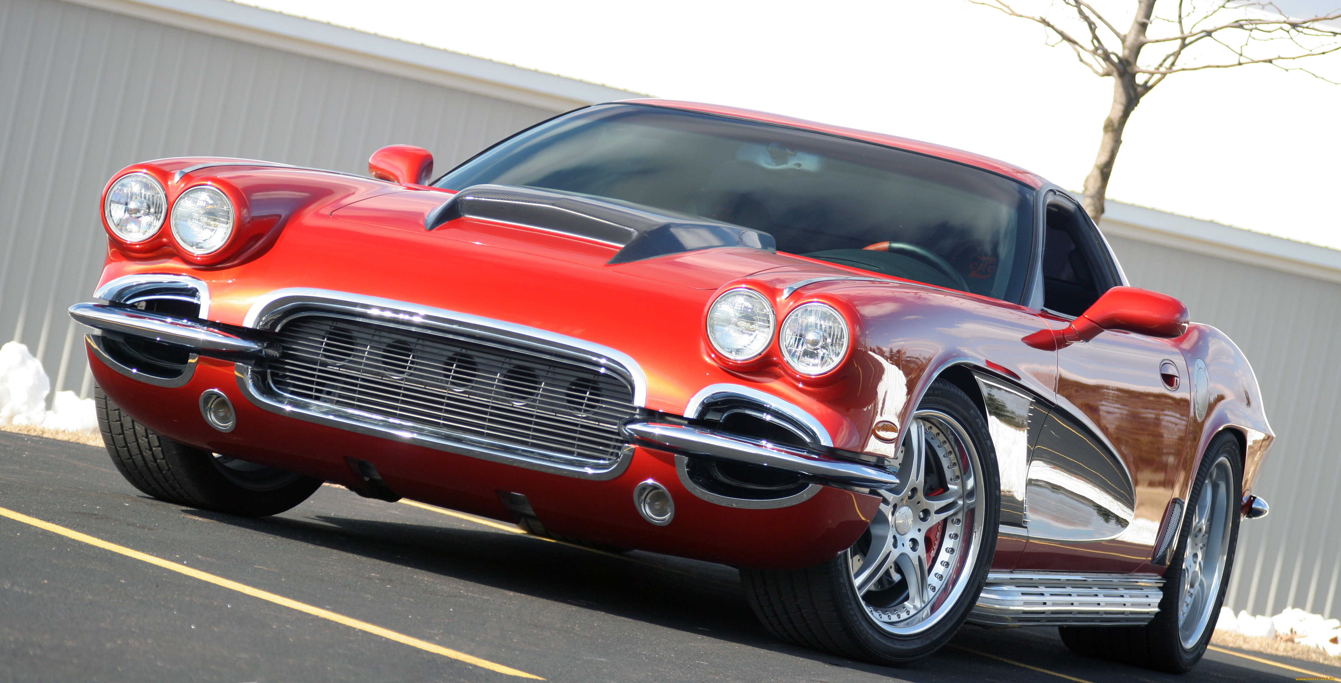 2004, crc, retro, corvette, zo6, автомобили, классика, спортивный, автомобиль