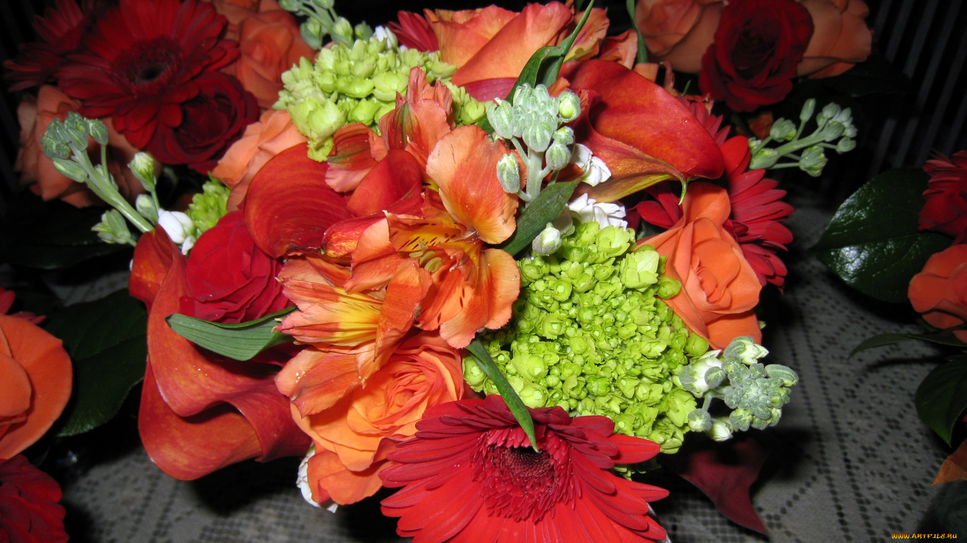 цветы, букеты, композиции, букет, герберы, альстромерии
