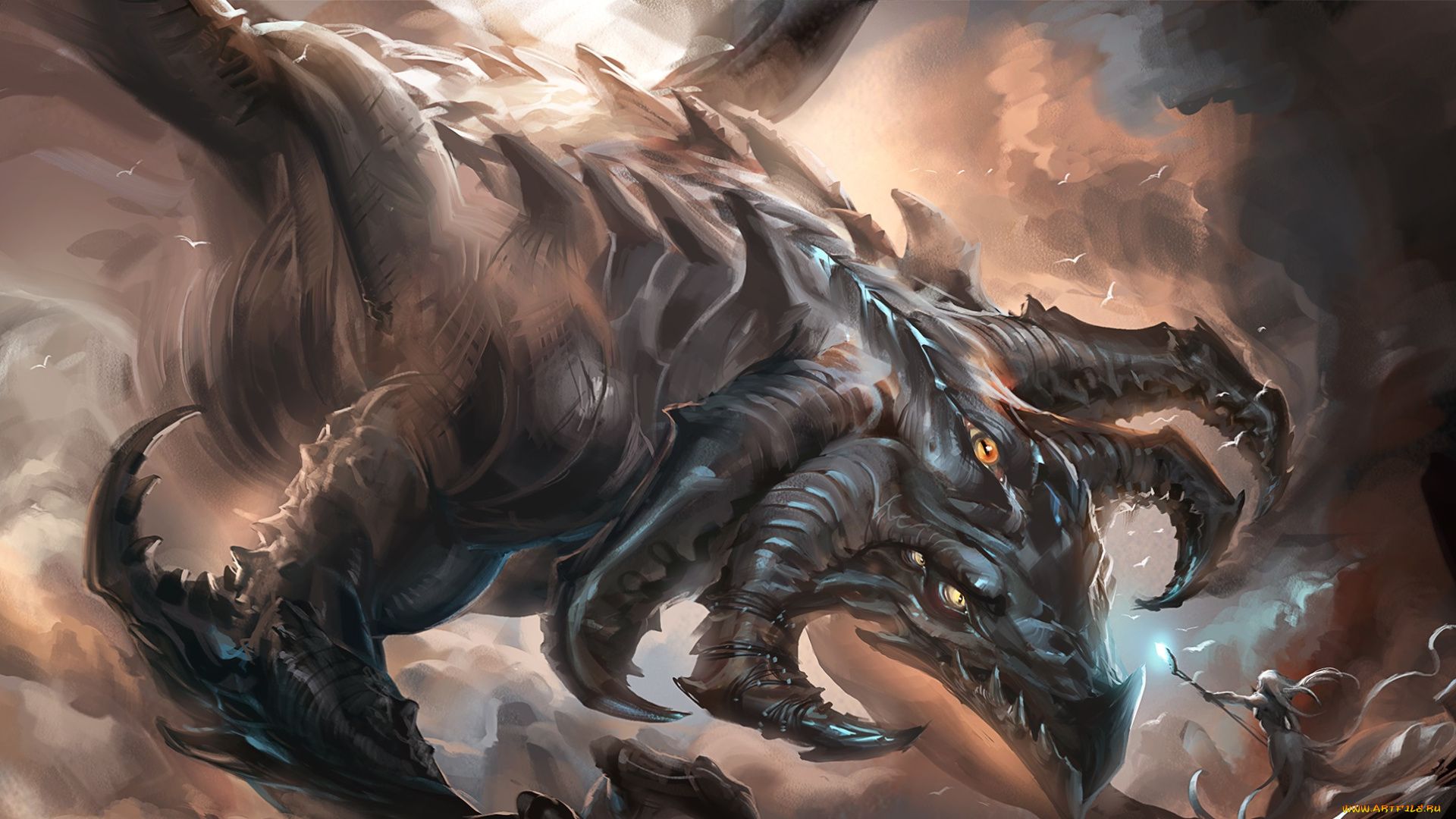 фэнтези, драконы, дракон